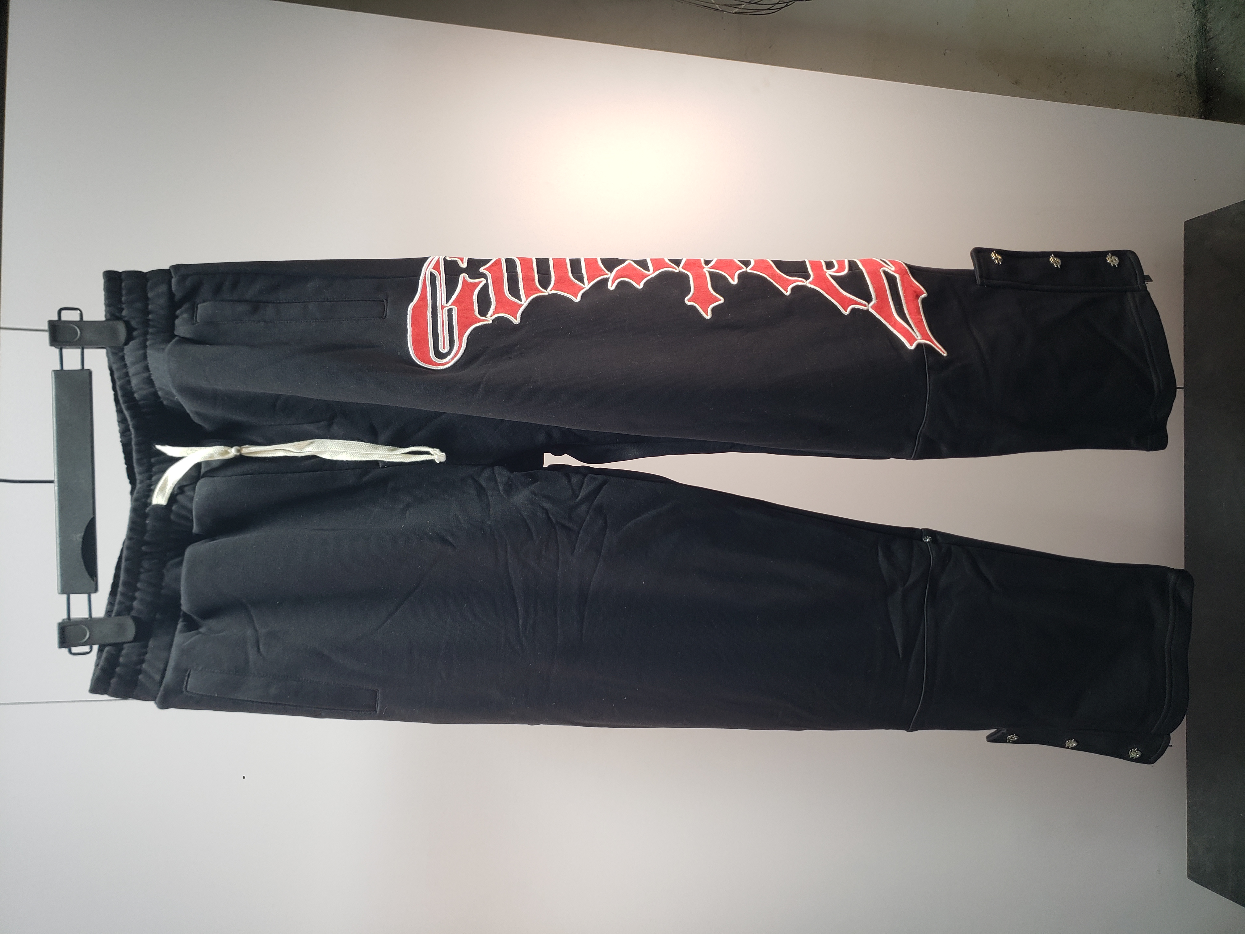 Godspeed OG Logo Black Sweatsuit G6031-8230 Red Letter Print review Stockicks 06