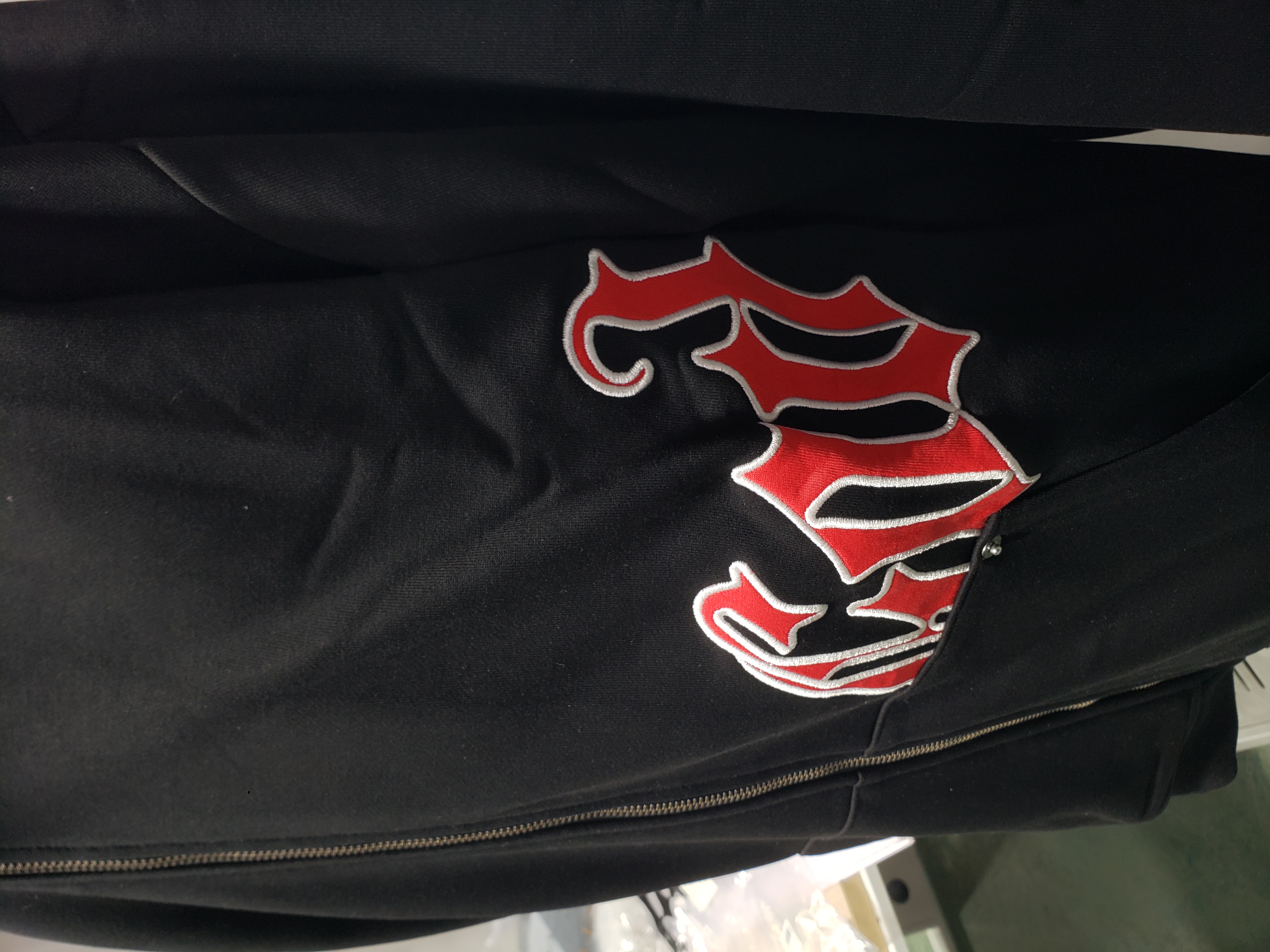 Godspeed OG Logo Black Sweatsuit G6031-8230 Red Letter Print review Stockicks 02