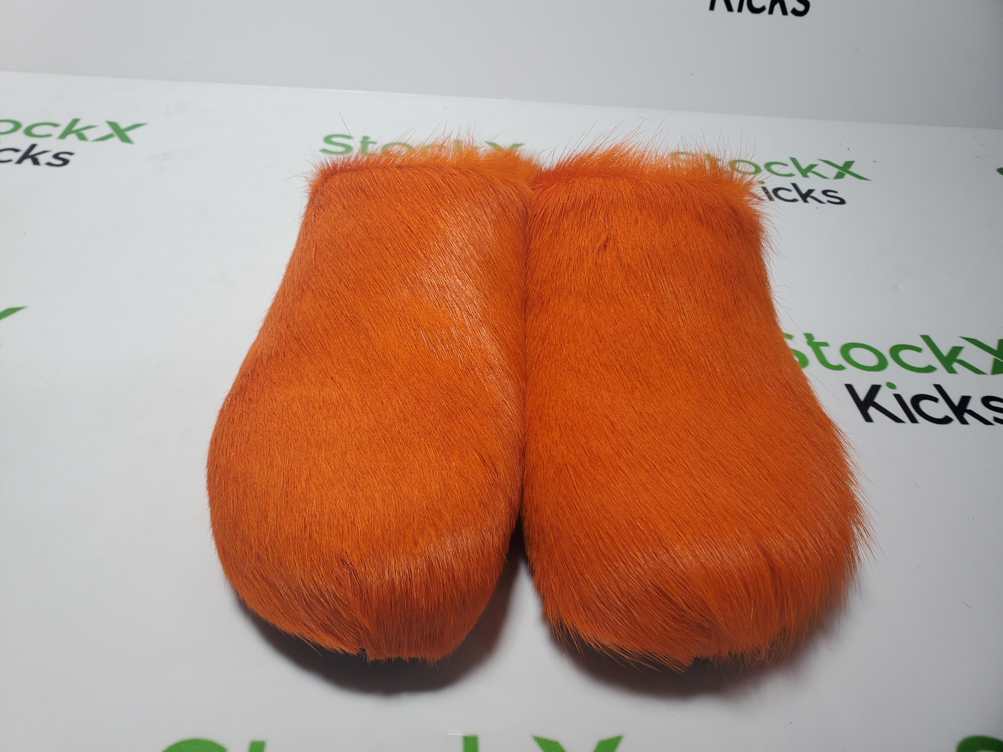  Marni Long-hair Calfskin Fussbett Sabot Orange review Stockicks 04