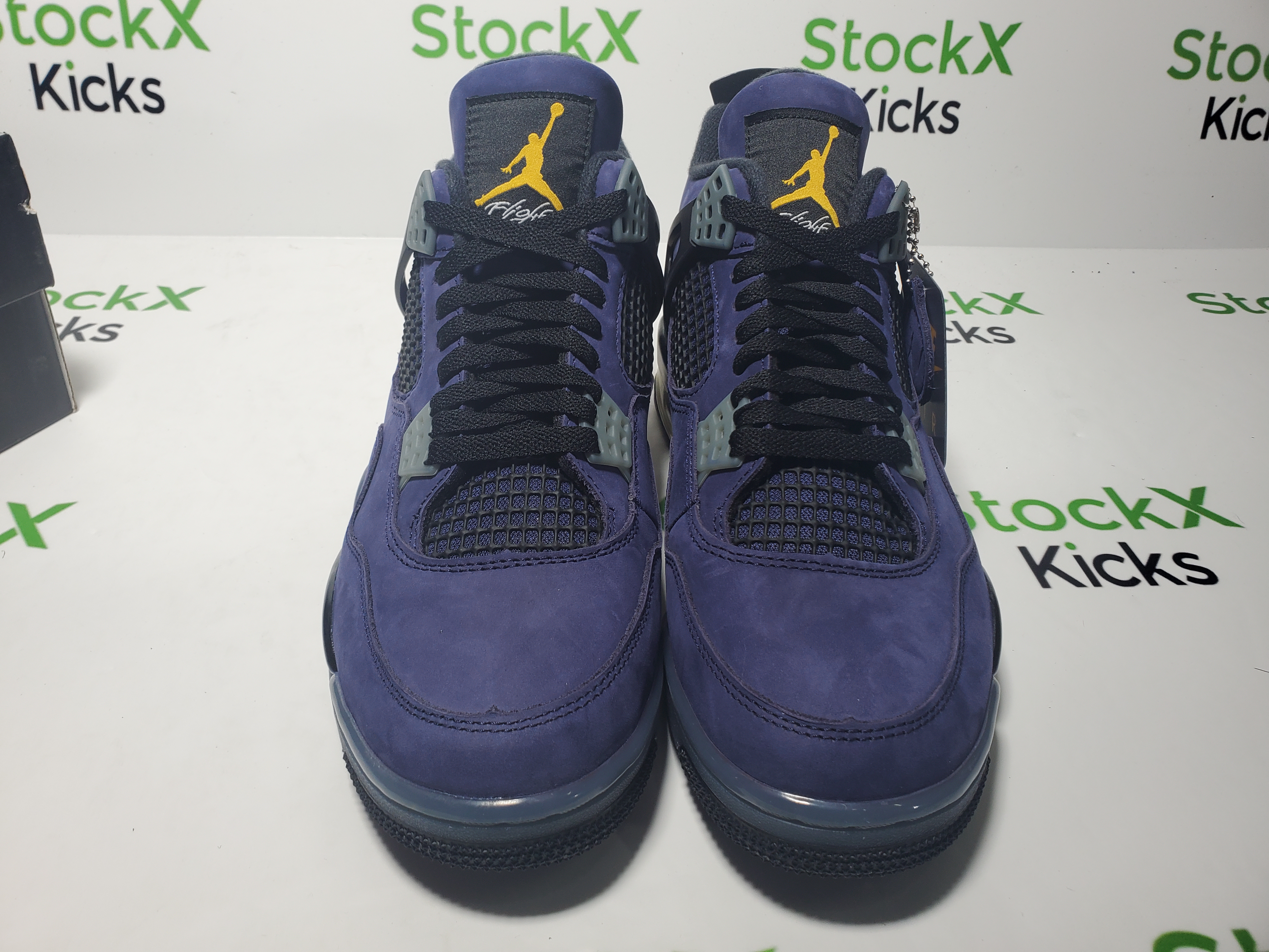 PK God Batch Air Jordan 4 Retro Lakers Purple FV5029-500 review Stockicks 04