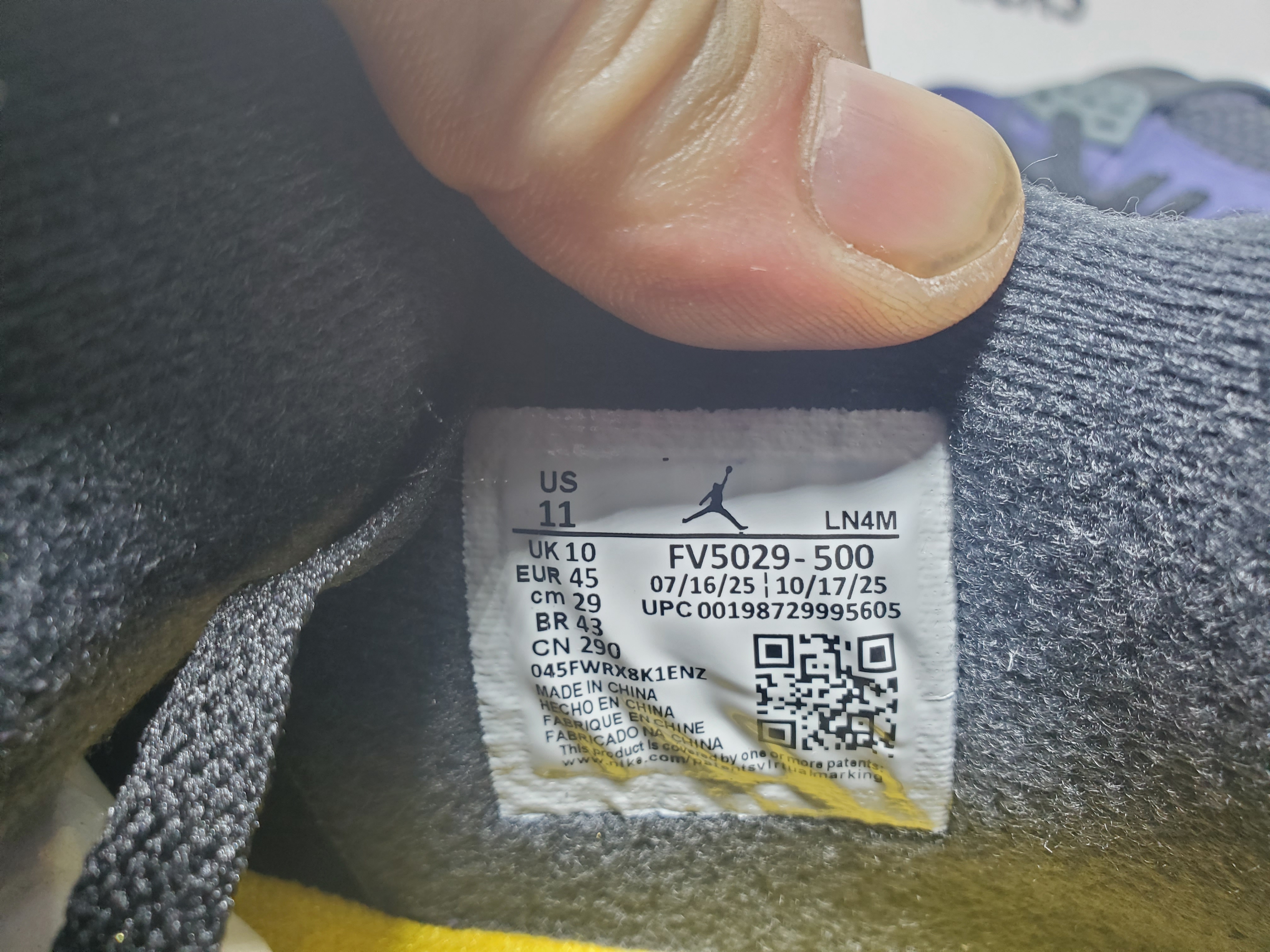 PK God Batch Air Jordan 4 Retro Lakers Purple FV5029-500 review Stockicks 06