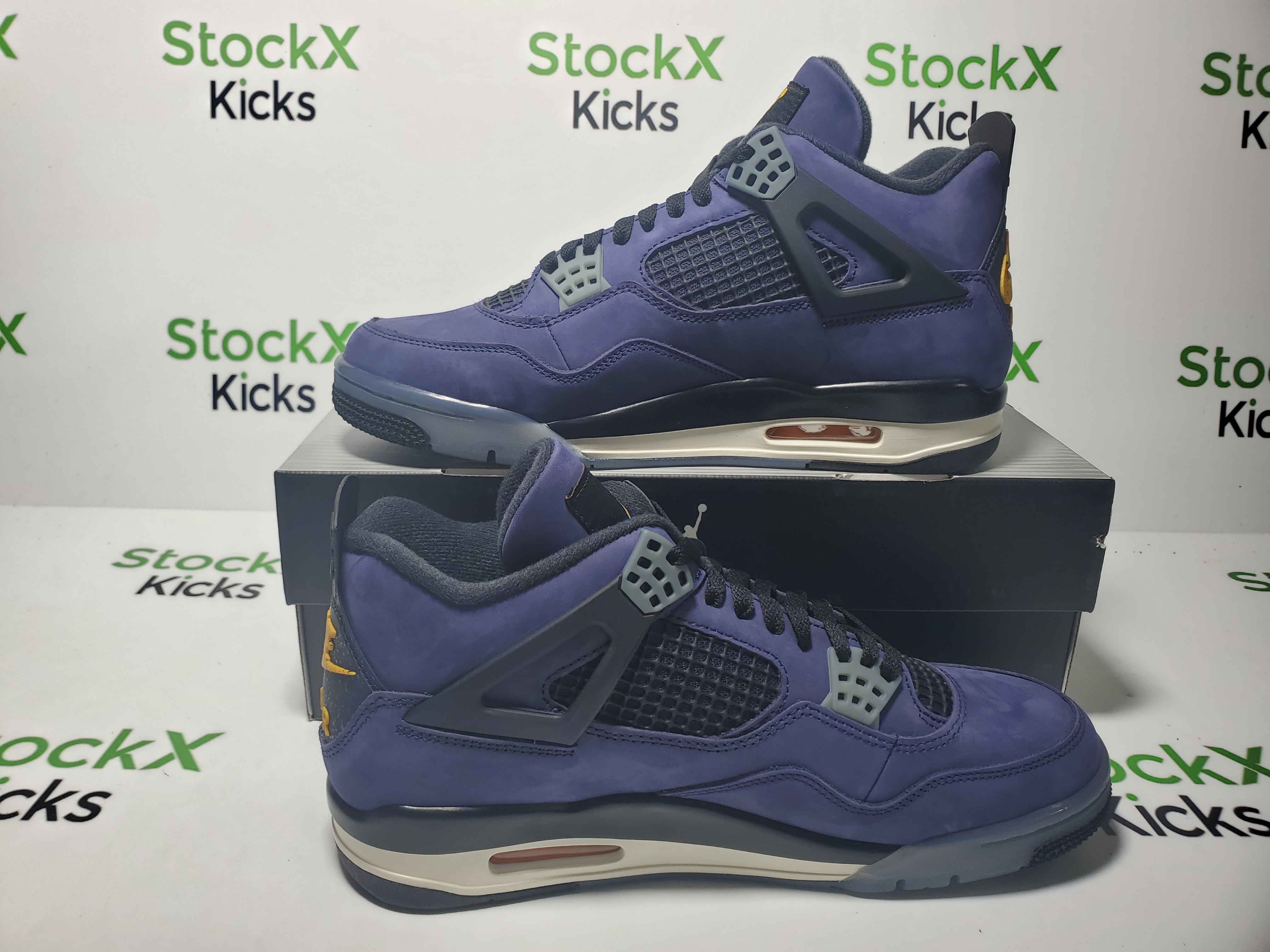 PK God Batch Air Jordan 4 Retro Lakers Purple FV5029-500 review Stockicks 02