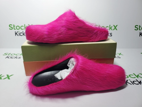 MARNI FUCHSIA Pink Fussbett Sabot Loafers Slide SBMR000600P412200C57 review 