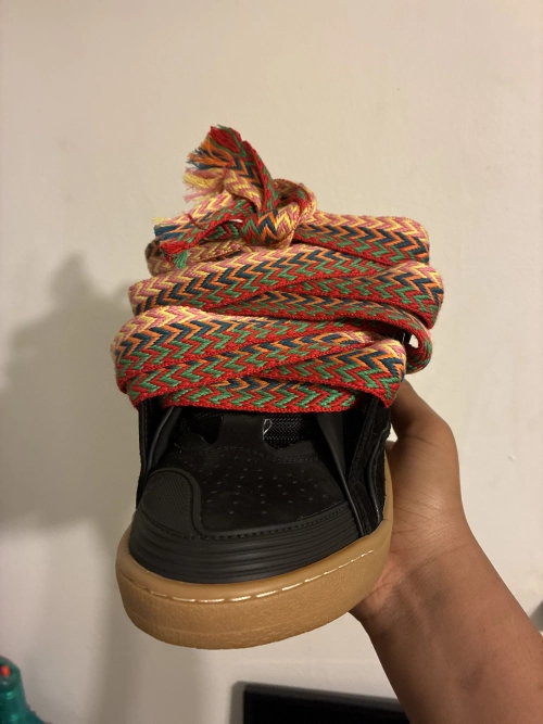 【TOP PK Batch】Lanvin Leather Curb Black PB  FM-SKRK11-DRAG-A2010 review 