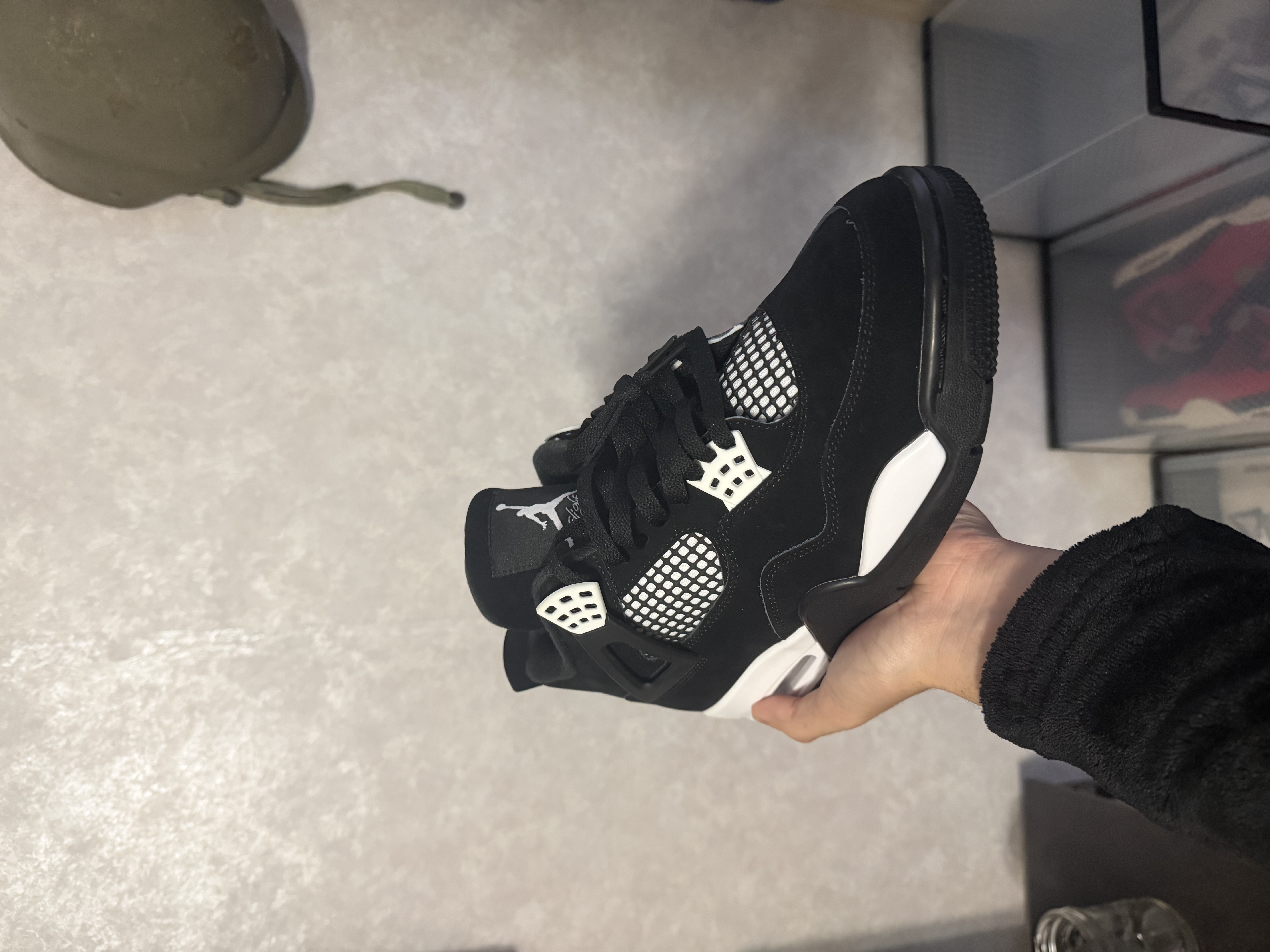 PK God Batch Nike Air Jordan 4 Retro White Thunder FQ8138-001 review Camden 00