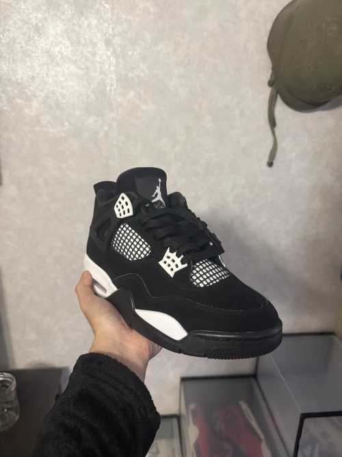 PK God Batch Nike Air Jordan 4 Retro White Thunder FQ8138-001 review 