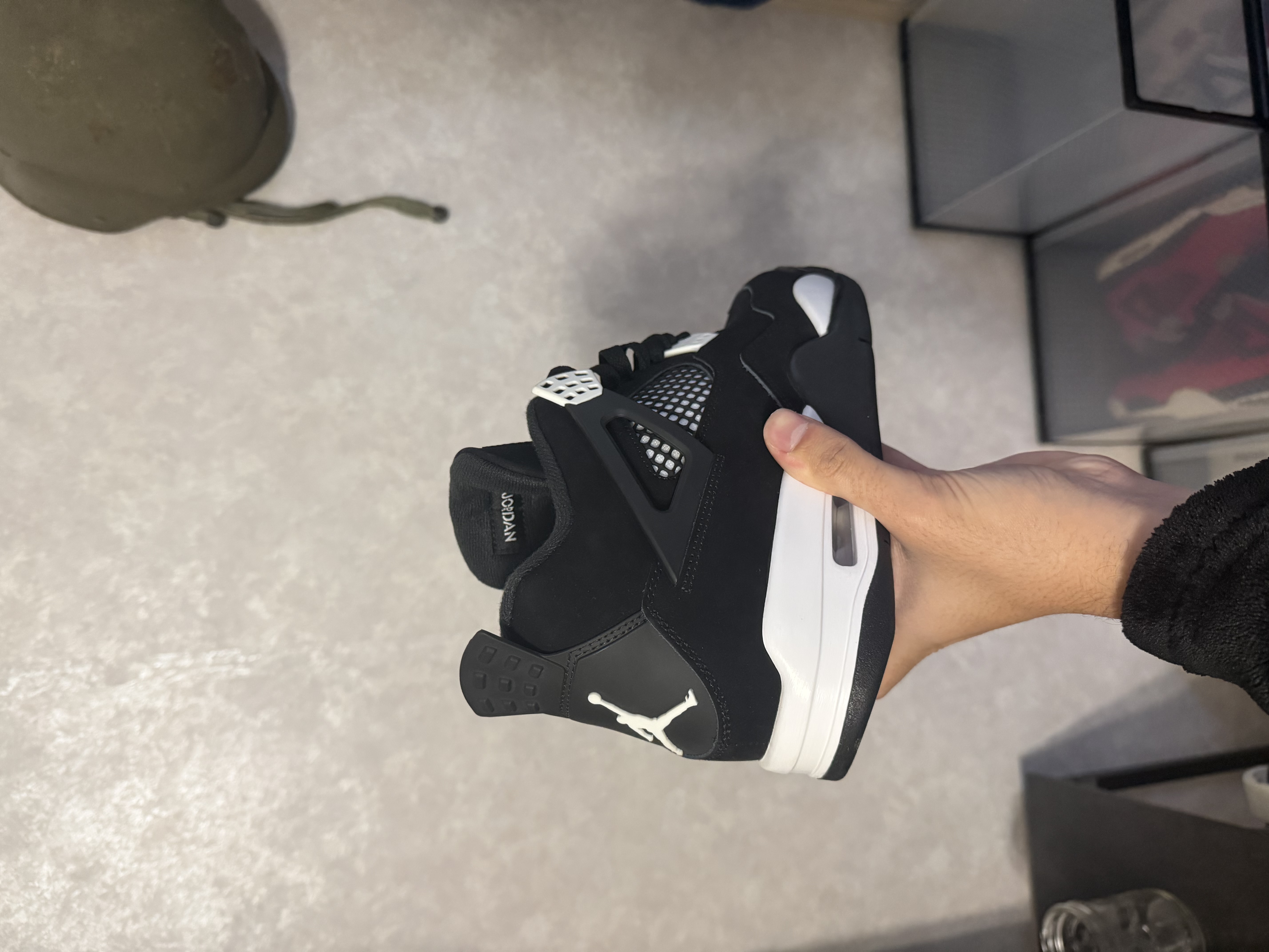 PK God Batch Nike Air Jordan 4 Retro White Thunder FQ8138-001 review Camden 03