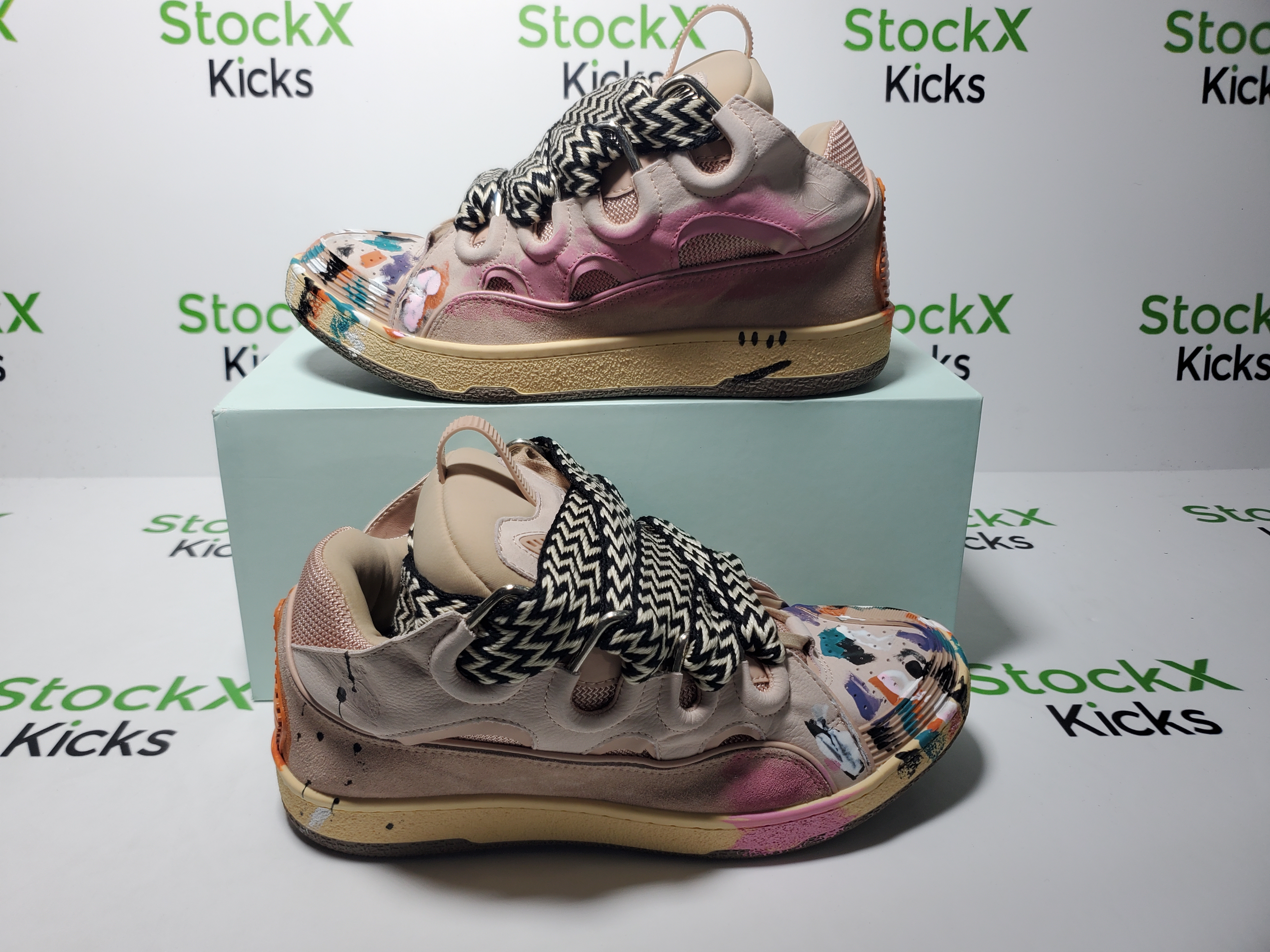 Lanvin Leather Curb Pink review Stockicks 02