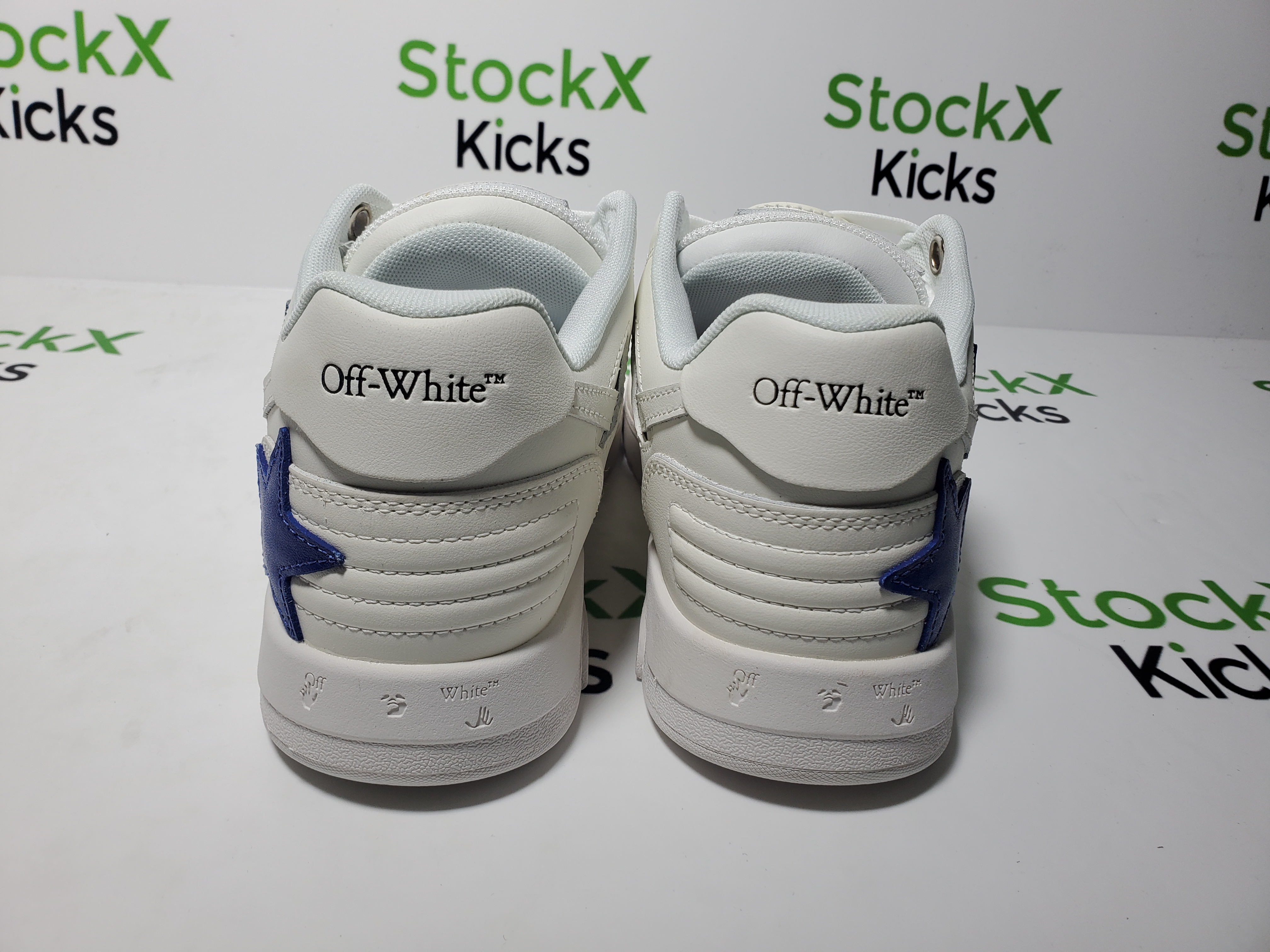 PK God Batch OFF-WHITE Out Of Office OOO Low White and Blue Five Stars OMIA189S 25LEA00D 0145 review stocxkicks 03