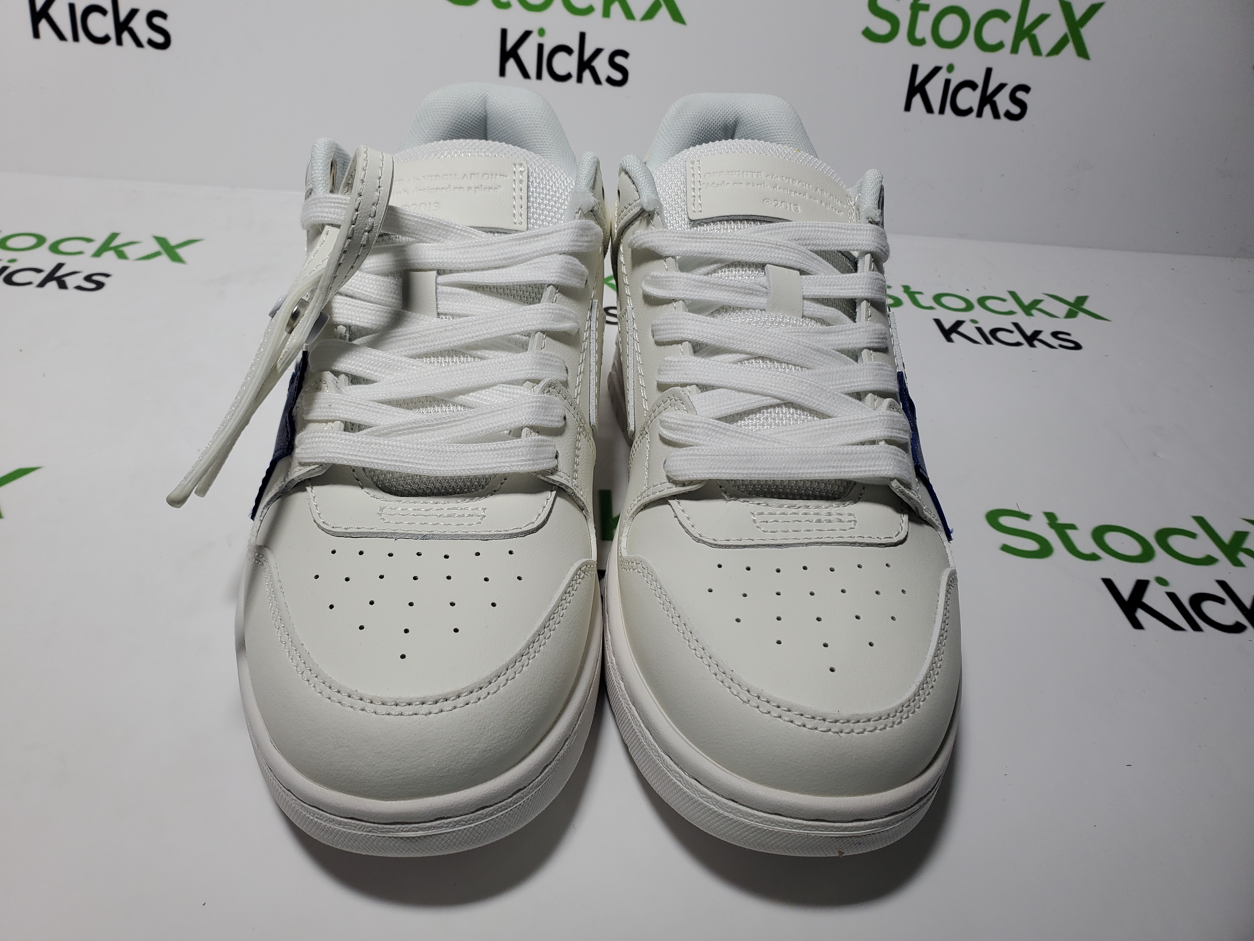 PK God Batch OFF-WHITE Out Of Office OOO Low White and Blue Five Stars OMIA189S 25LEA00D 0145 review stocxkicks 04