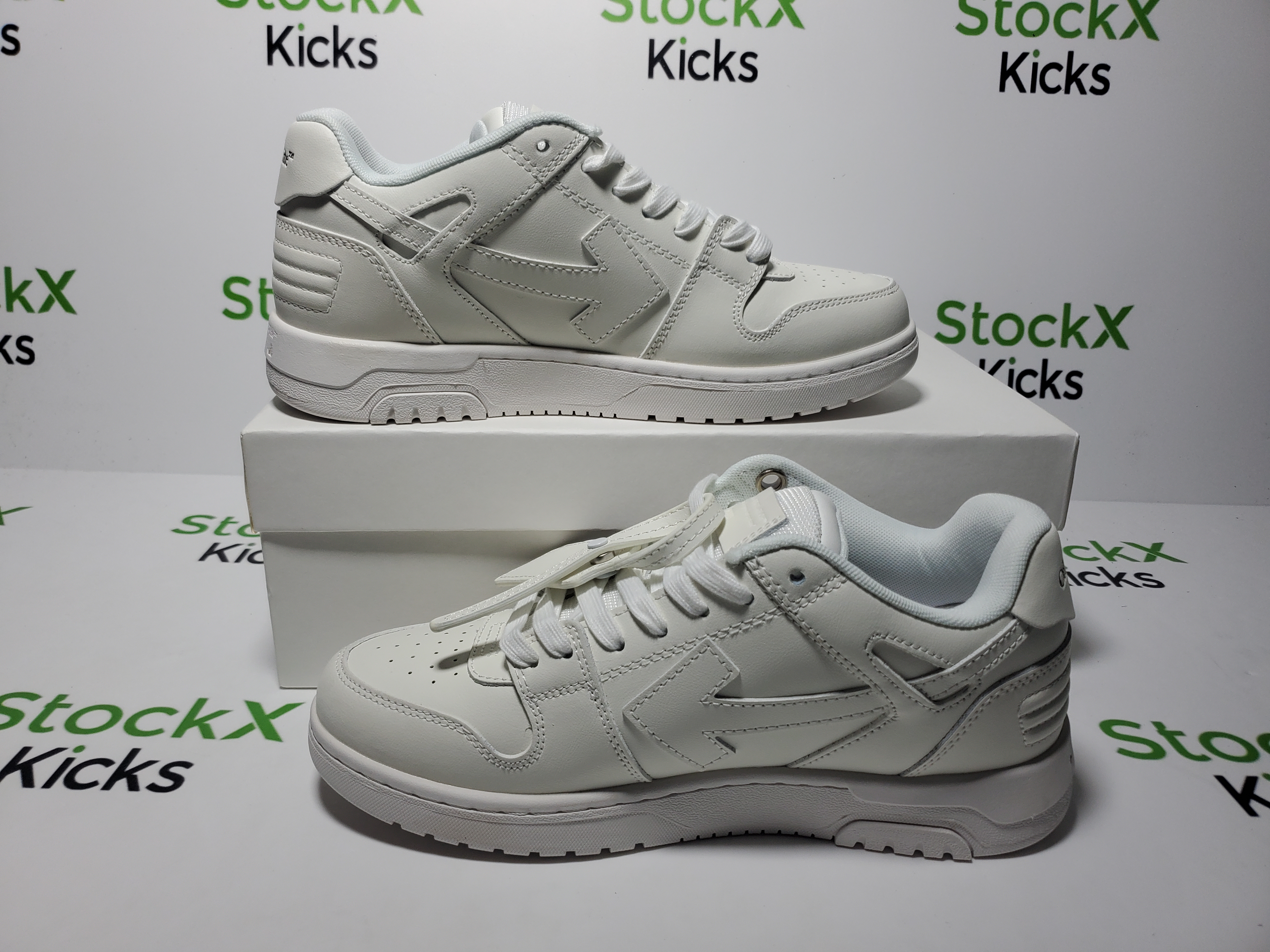 PK God Batch OFF-WHITE Out Of Office OOO Low White and Blue Five Stars OMIA189S 25LEA00D 0145 review stocxkicks 01