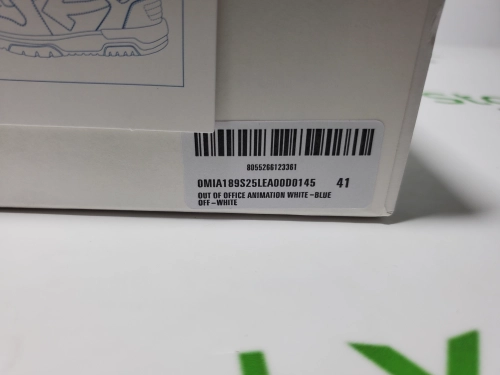 PK God Batch OFF-WHITE Out Of Office OOO Low White and Blue Five Stars OMIA189S 25LEA00D 0145 review 