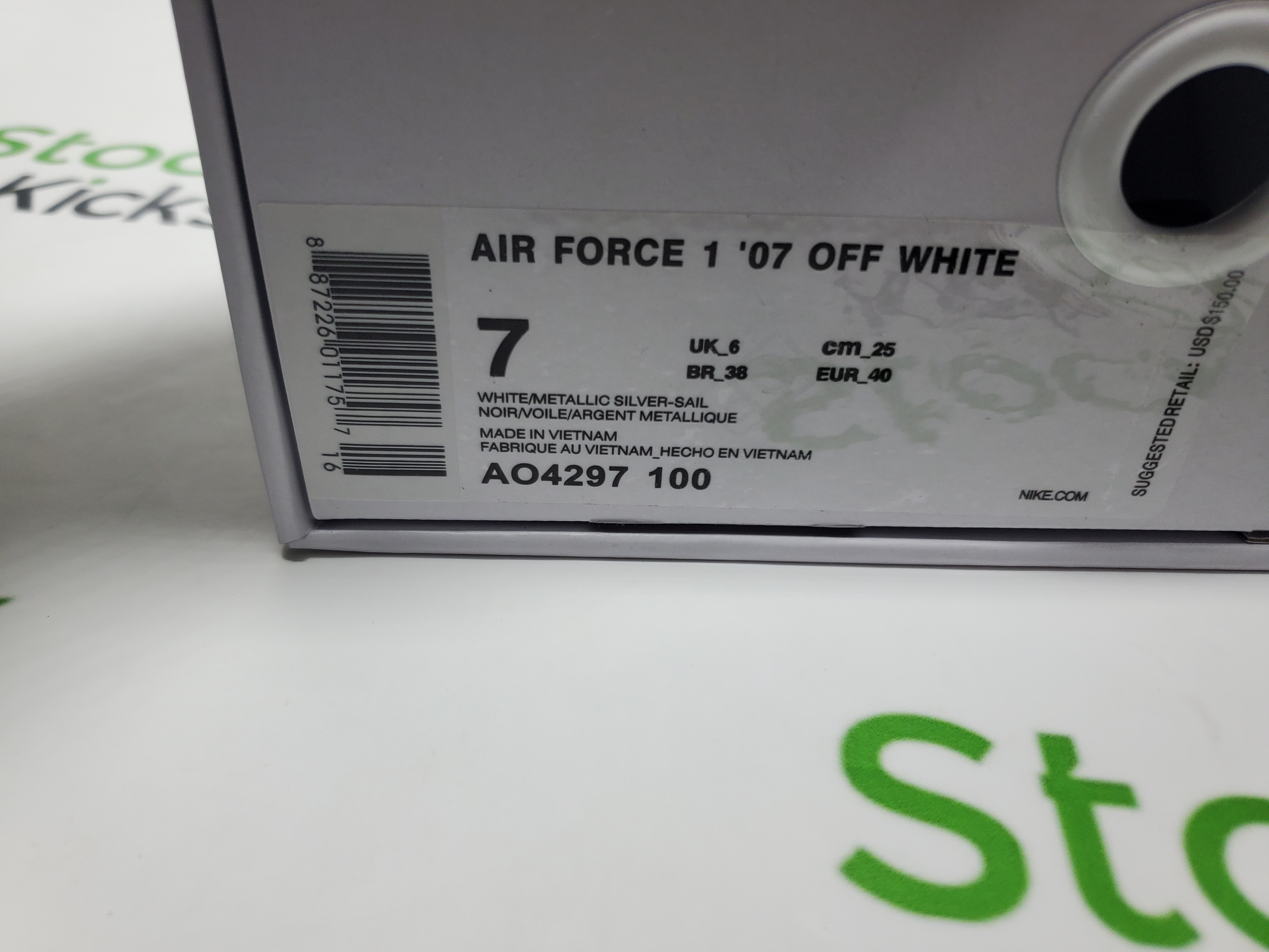PK God Batch Nike Air Force 1 Low Virgil Abloh Off-White (AF100) AO4297-100 review Stocxkicks 00