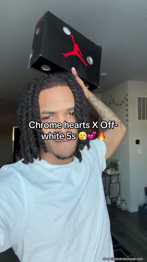 PK God Batch Air Jordan 5 Retro Off-White Black CT8480-001 review 