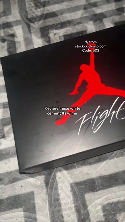 PK God Batch Air Jordan 4 Retro OG White Cement FV5029-100（2025） review 