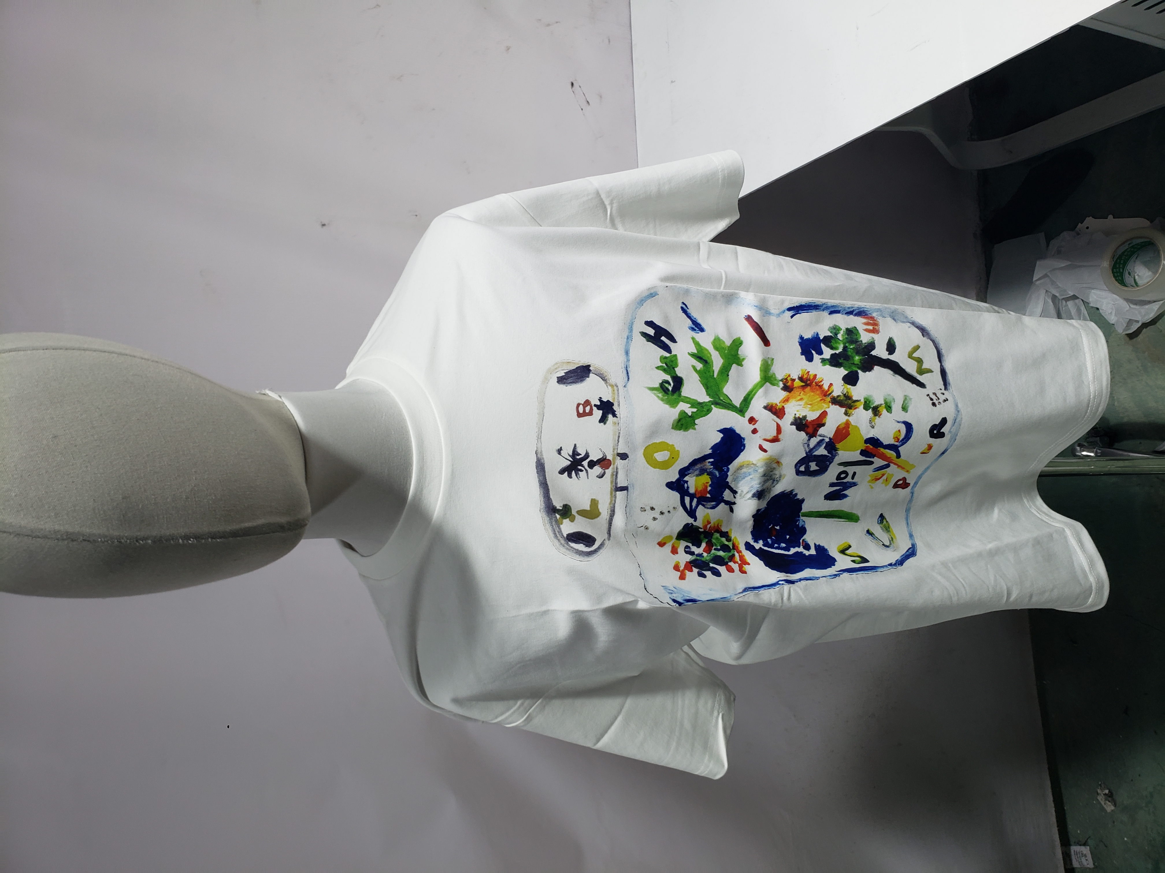 Supreme Yohji Yamamoto Paint Tee White review 0