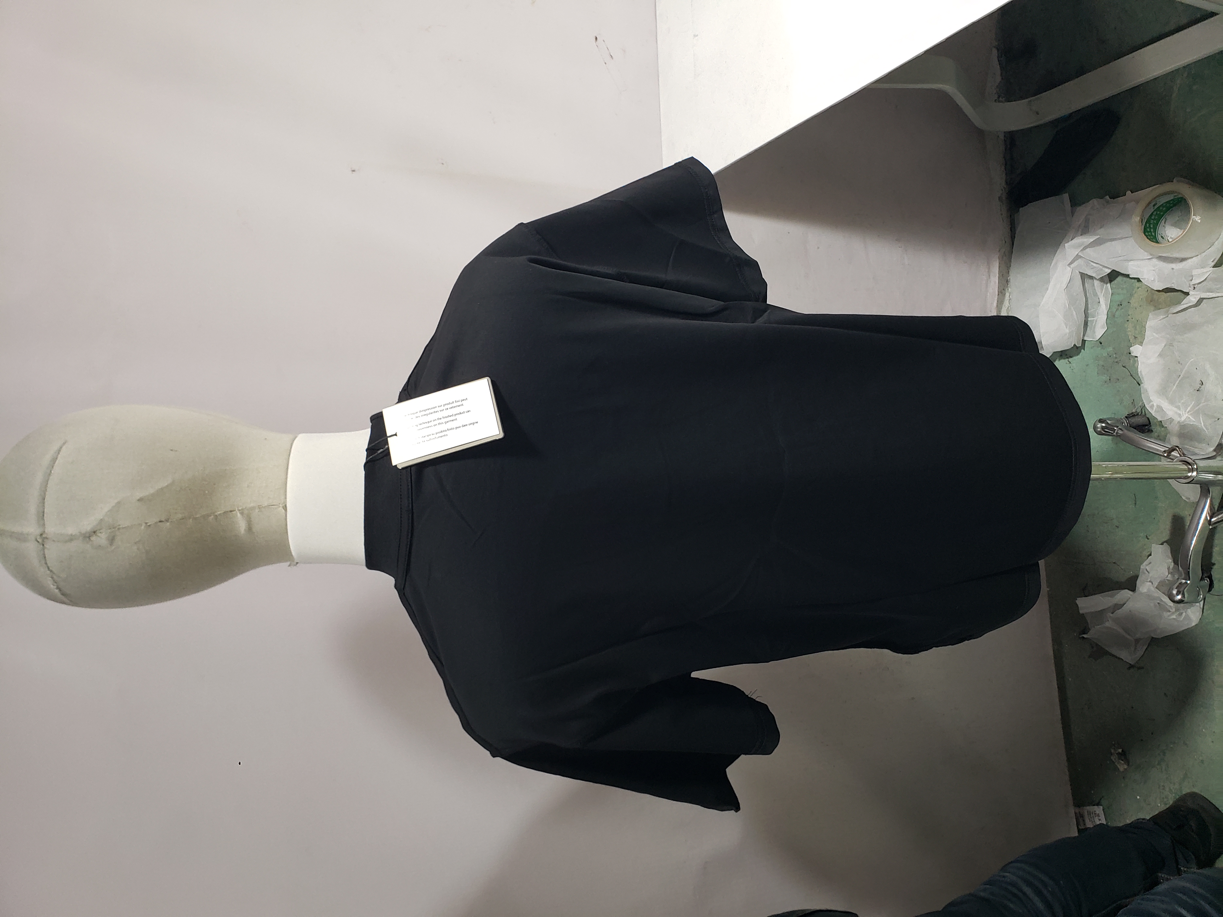 Balenciaga Mirror Logo T-Shirt Black review Stockxkicksvip 02