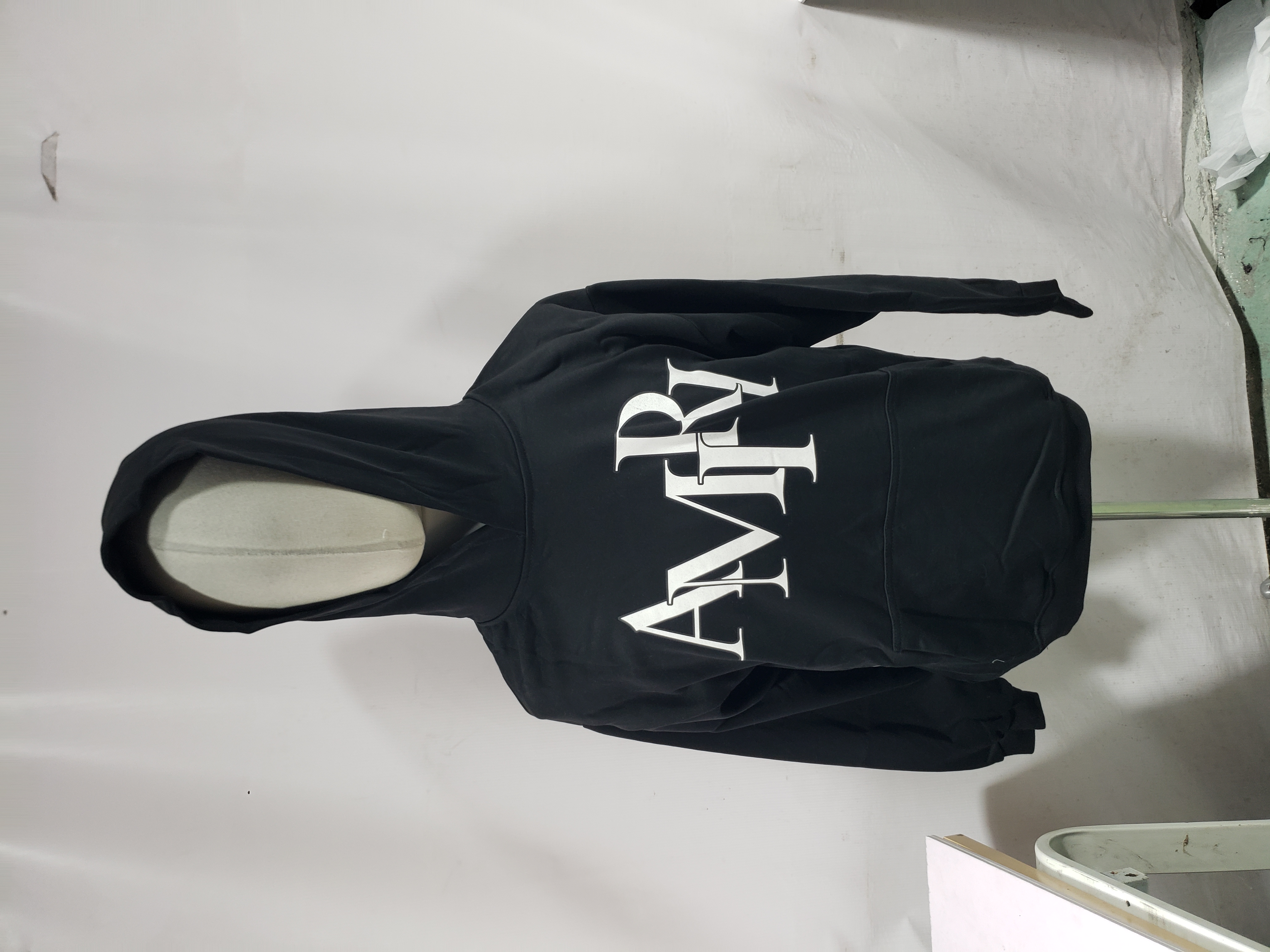 AMIRI Staggered Hoodie #9288 Black/White review Stockxkicksvip 00
