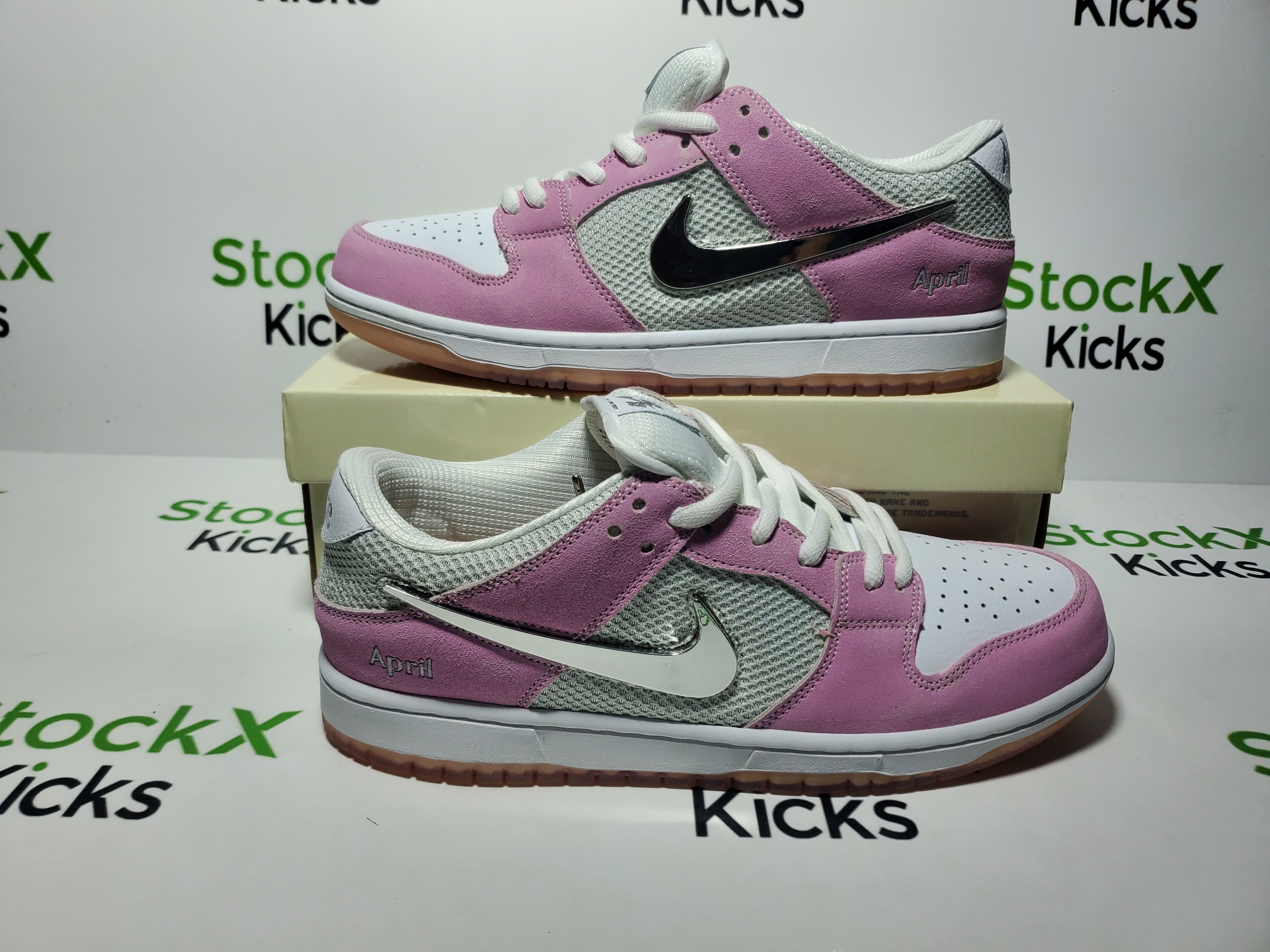 LJR Batch Nike SB Dunk Low April Skateboards Pink  review Stockxkicksvip 05