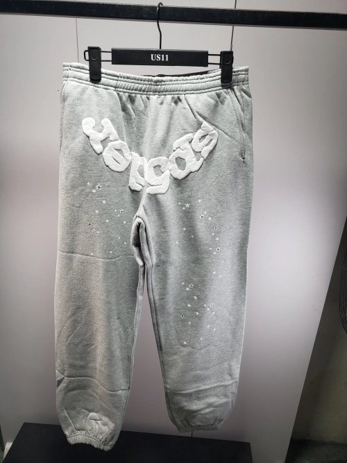 Sp5der Worldwide Sweatpant Gray review 