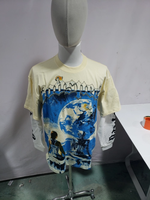 Godspeed Artificial Love Layered Long Sleeve T-shirt Bone #3155 review 