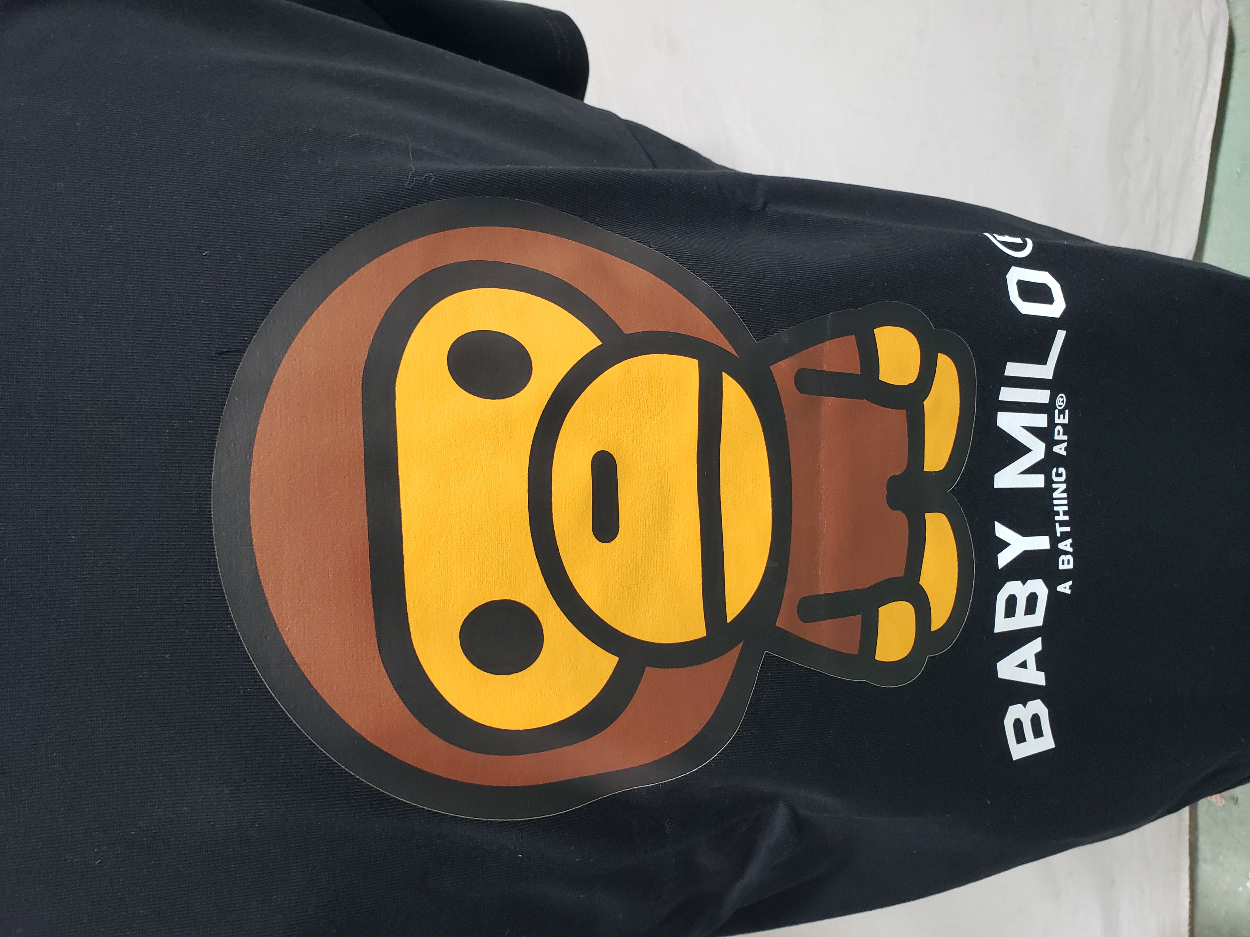 Bape T-Shirt Black/ White EG 1042 review Stockxkicksvip 02