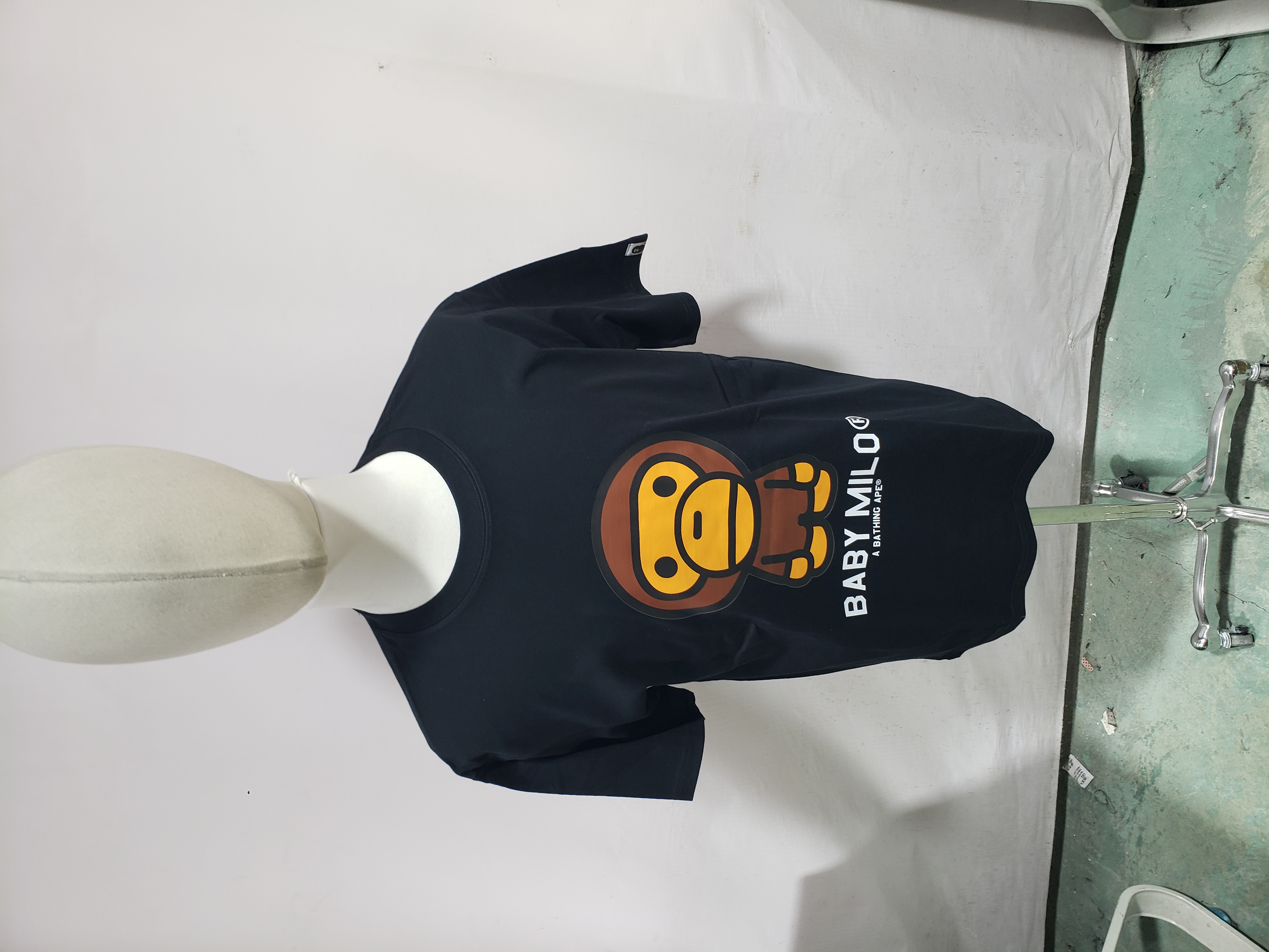 Bape T-Shirt Black/ White EG 1042 review Stockxkicksvip 01