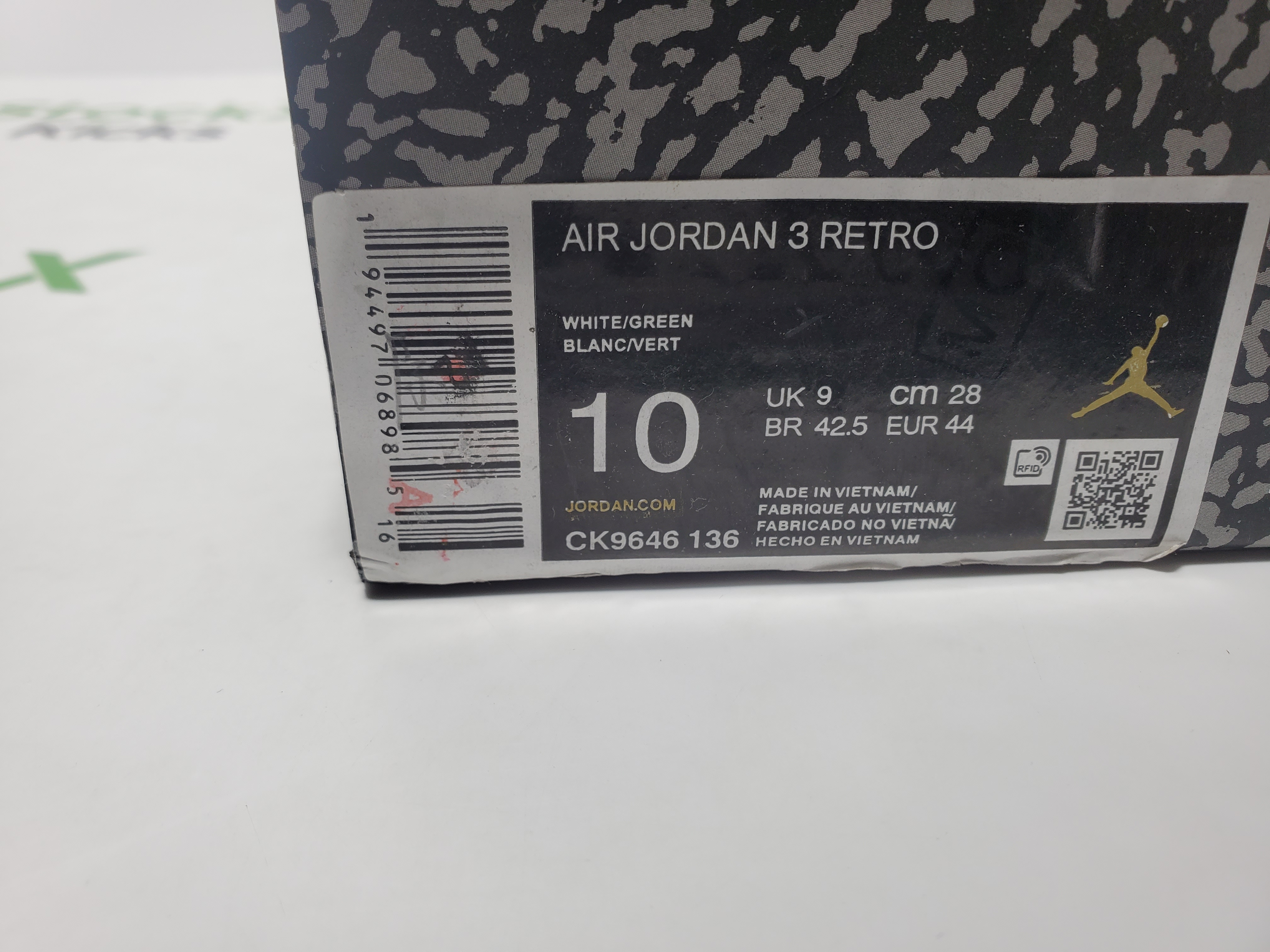 PK God Batch Air Jordan 3 Retro Lucky Green CK9246-136 review Stockxkicksvip 00
