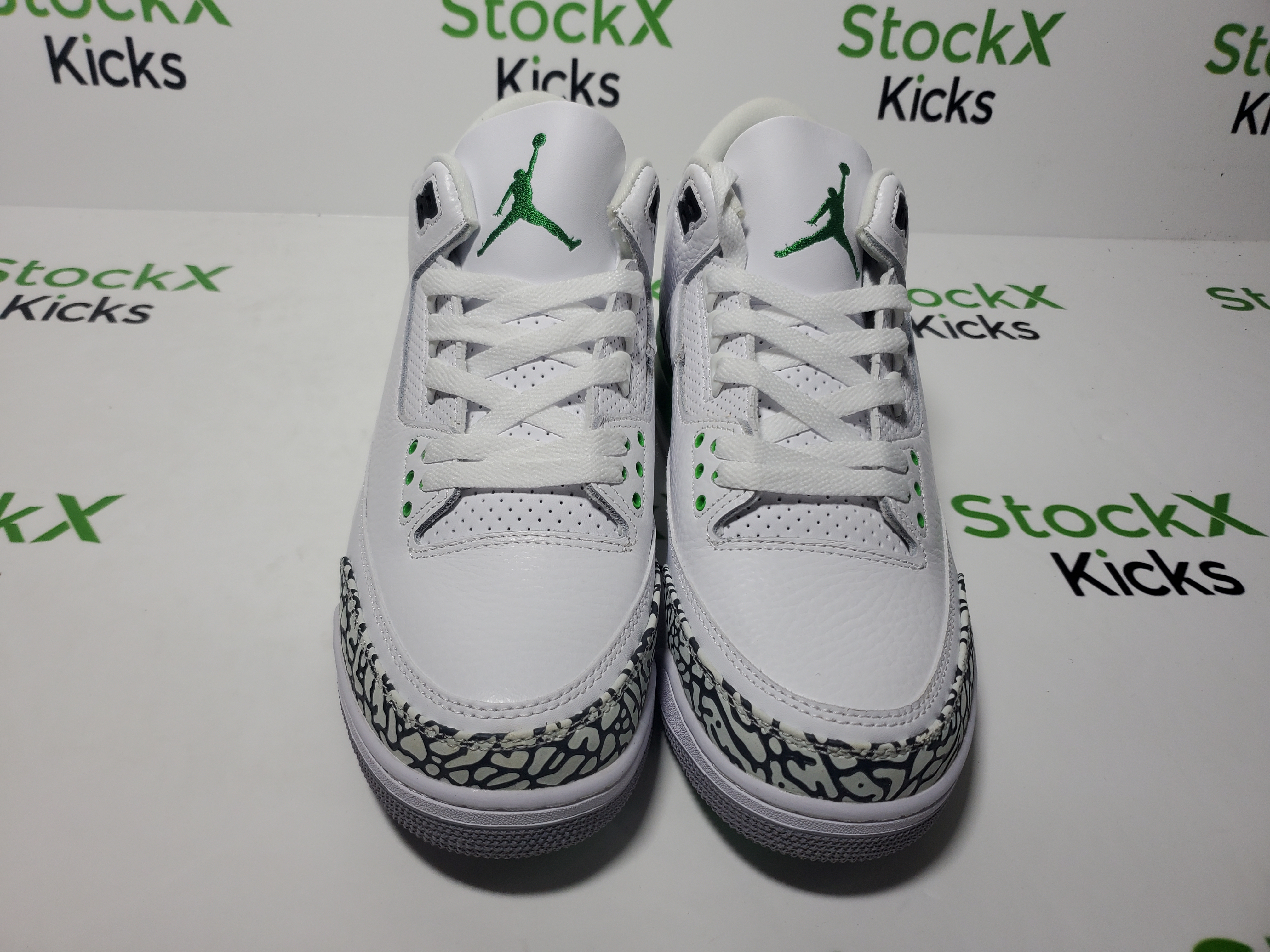 PK God Batch Air Jordan 3 Retro Lucky Green CK9246-136 review Stockxkicksvip 04
