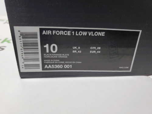 LJR Batch Nike Air Force 1 Low VLONE AA5360-001 review 
