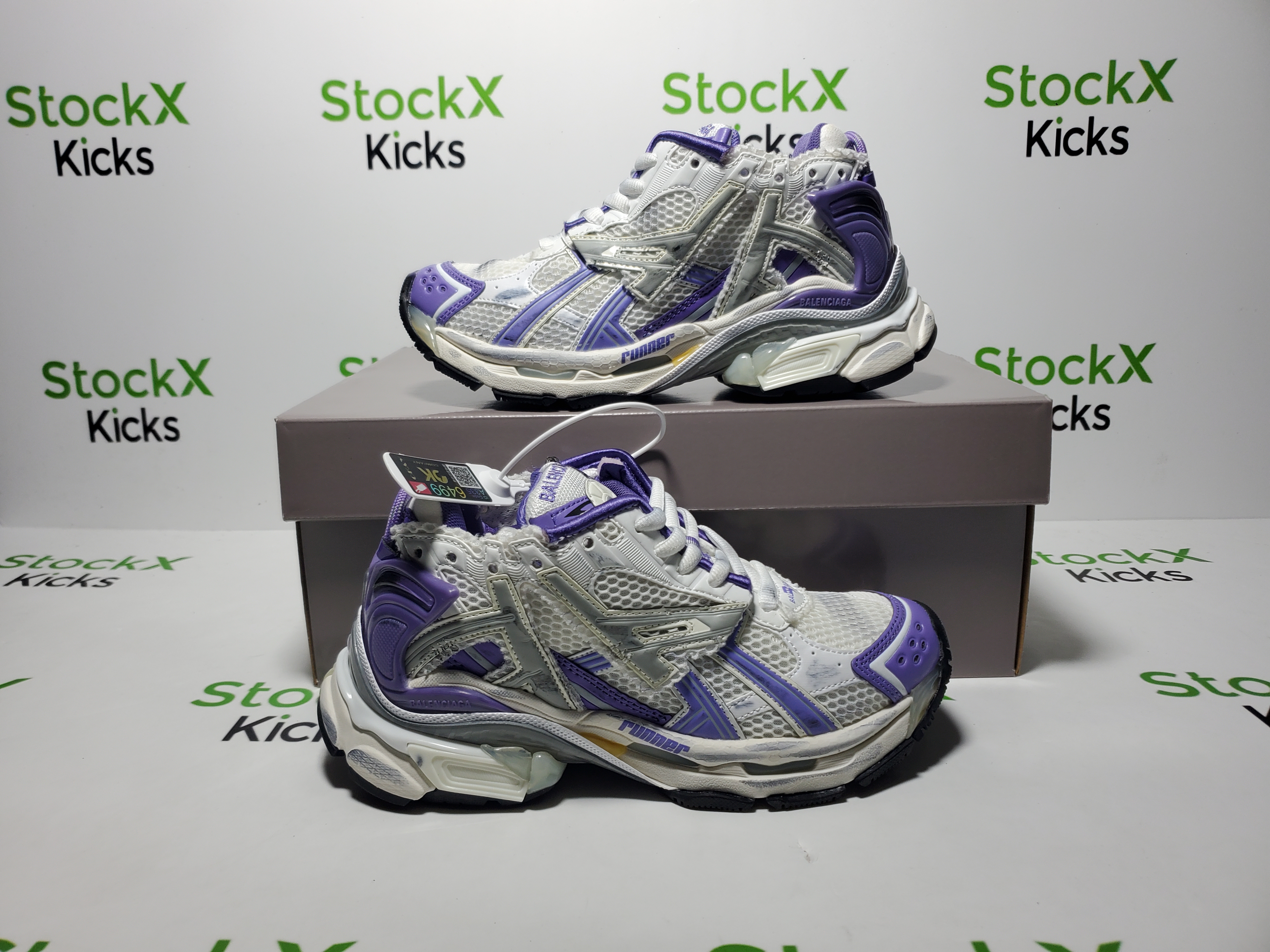 Balenciaga Runner Purple Grey 677402 W3RB3 5901 review 5