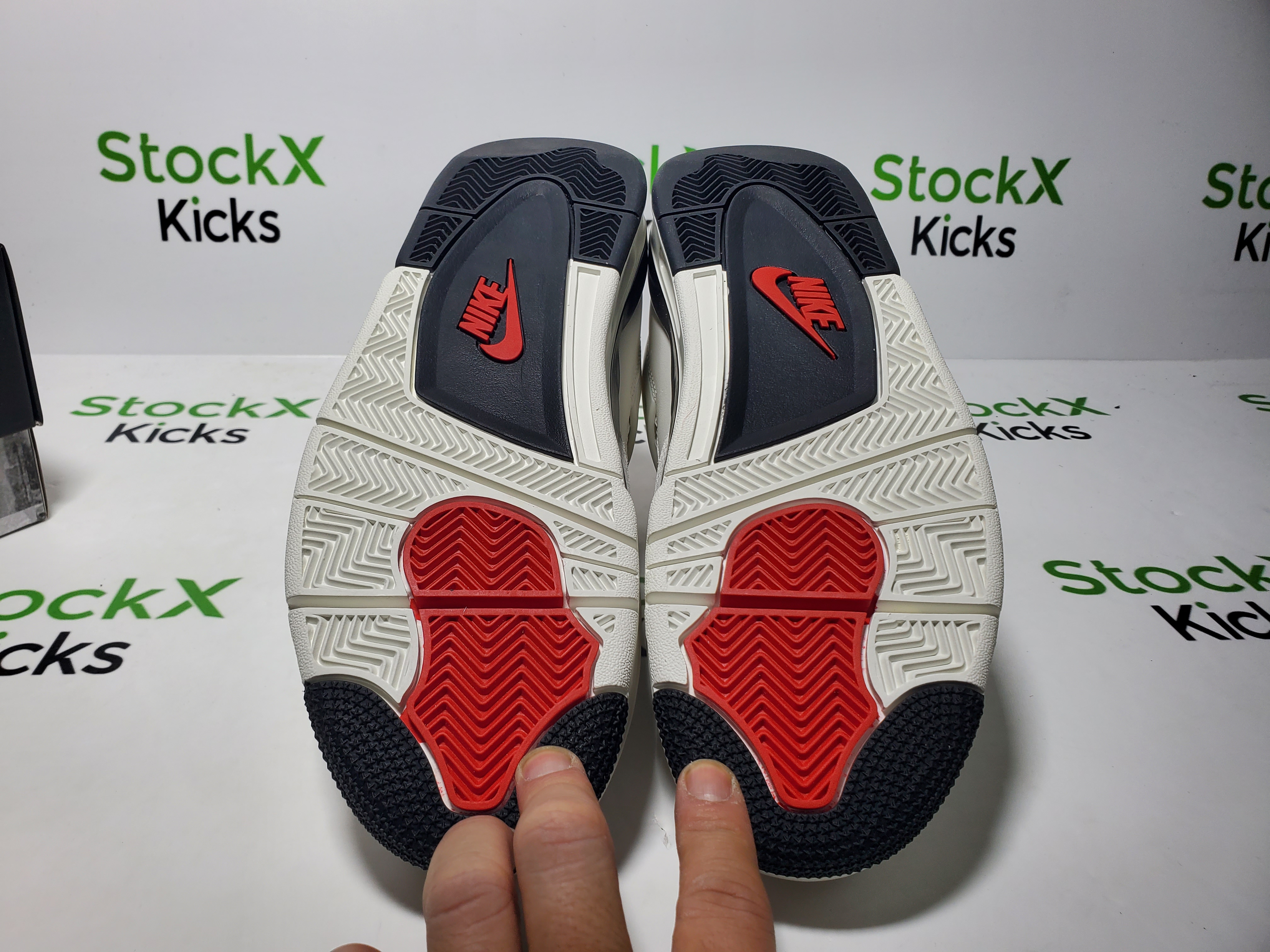 PK God Batch Air Jordan 4 Retro White Black And Red IM4002-100 review 5