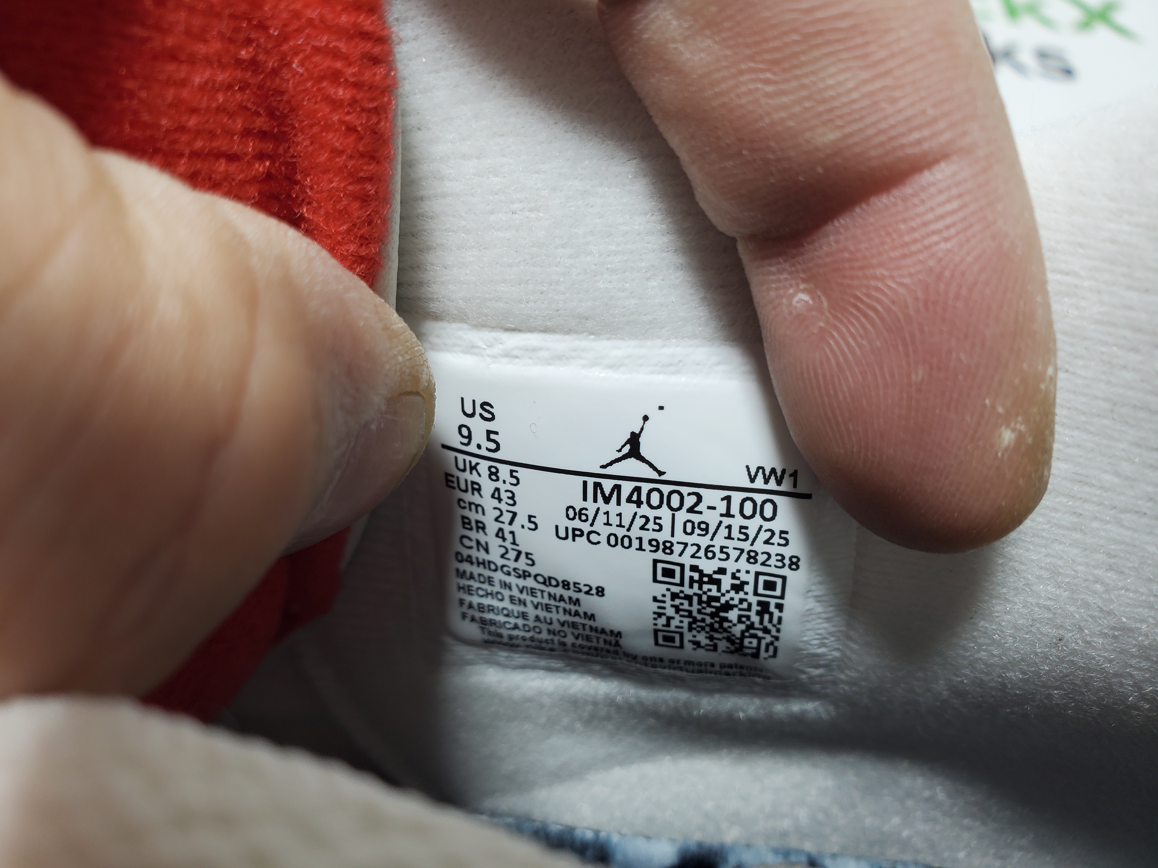 PK God Batch Air Jordan 4 Retro White Black And Red IM4002-100 review 6