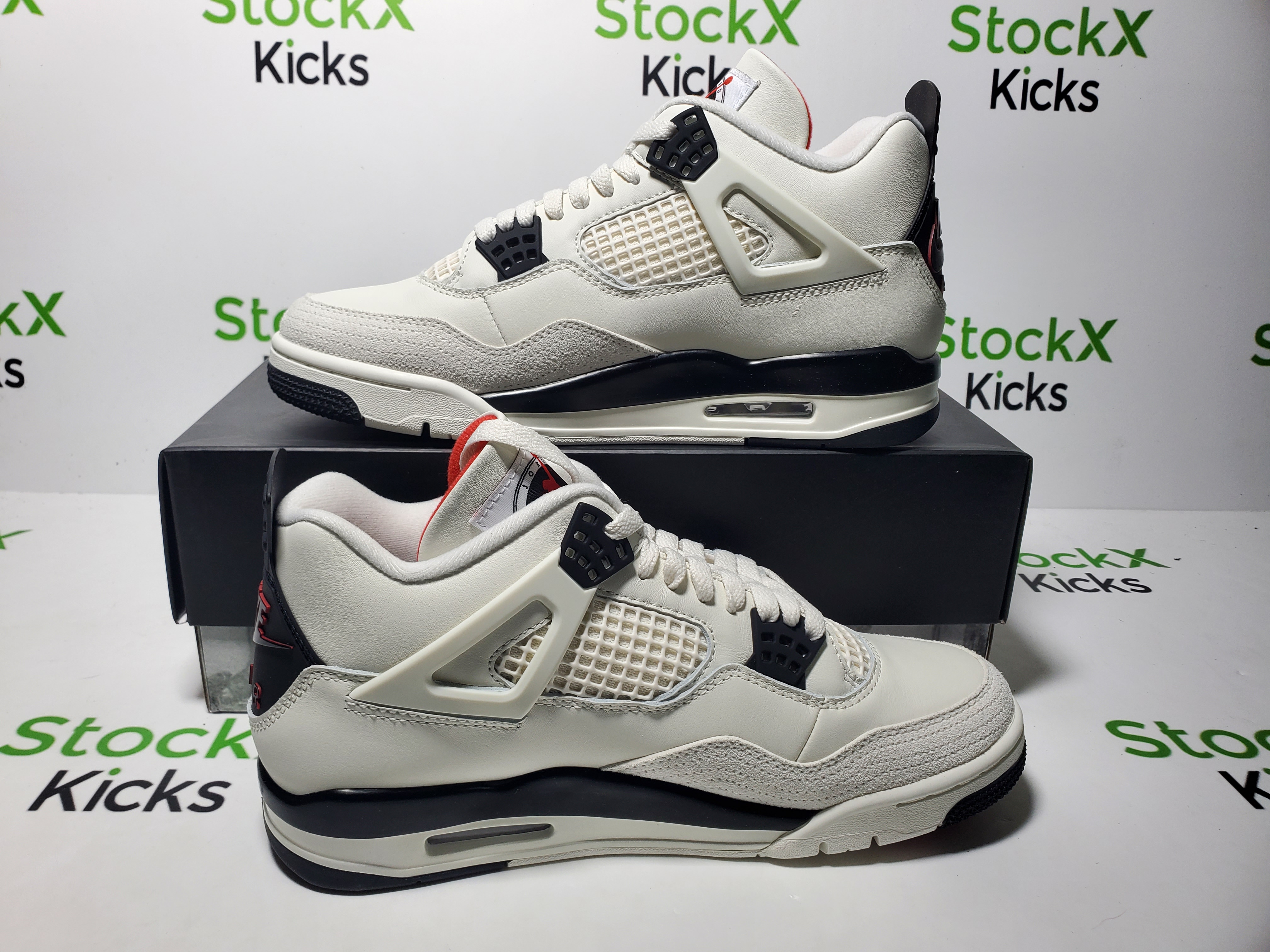PK God Batch Air Jordan 4 Retro White Black And Red IM4002-100 review 2