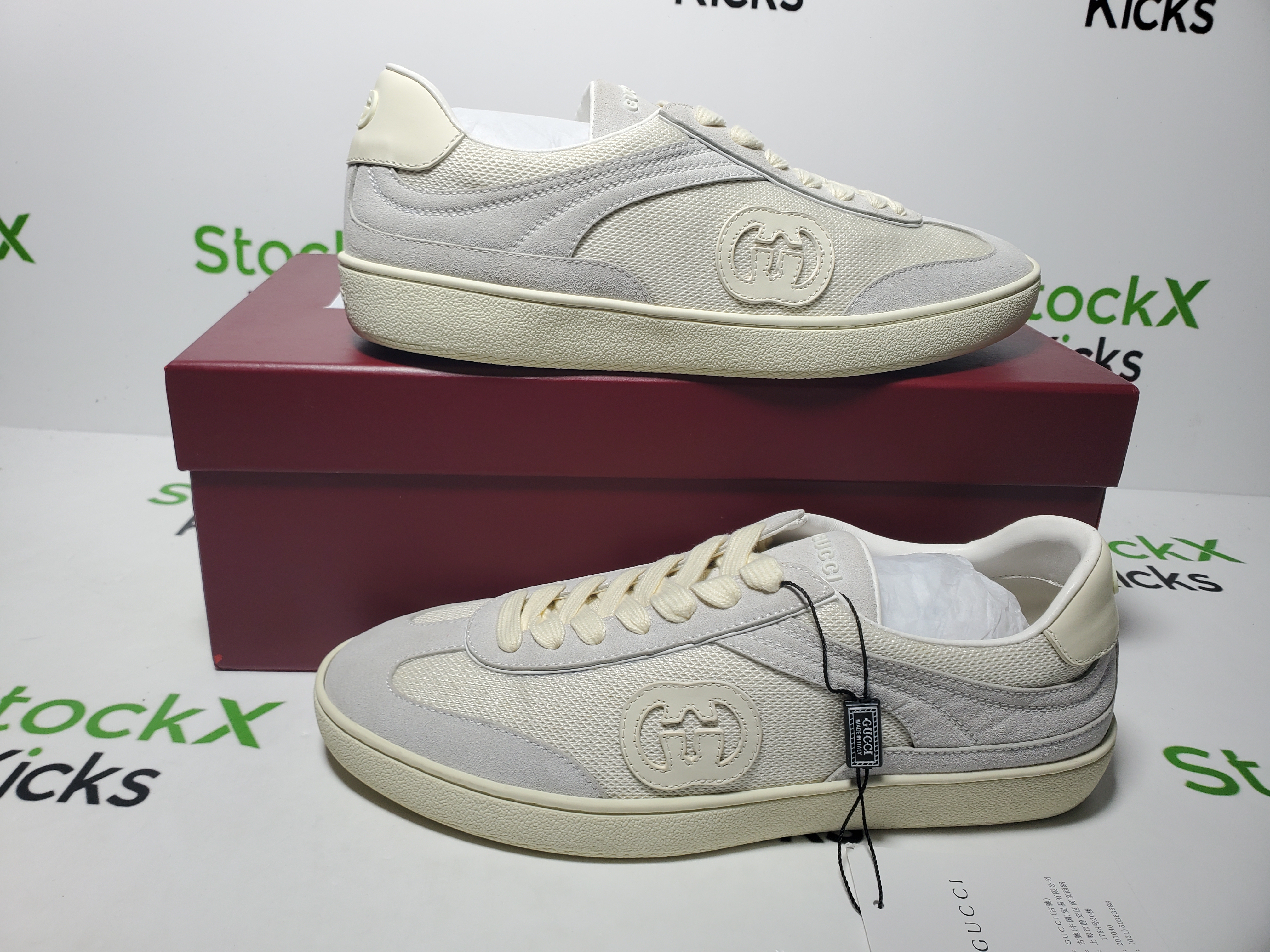 Gucci Interlocking G Sneaker White 791742 AADM0 9110 review 2