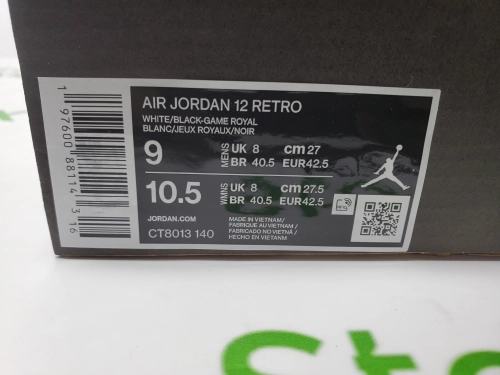 PK God Batch Air Jordan 12 Blueberry CT8013-140 review 