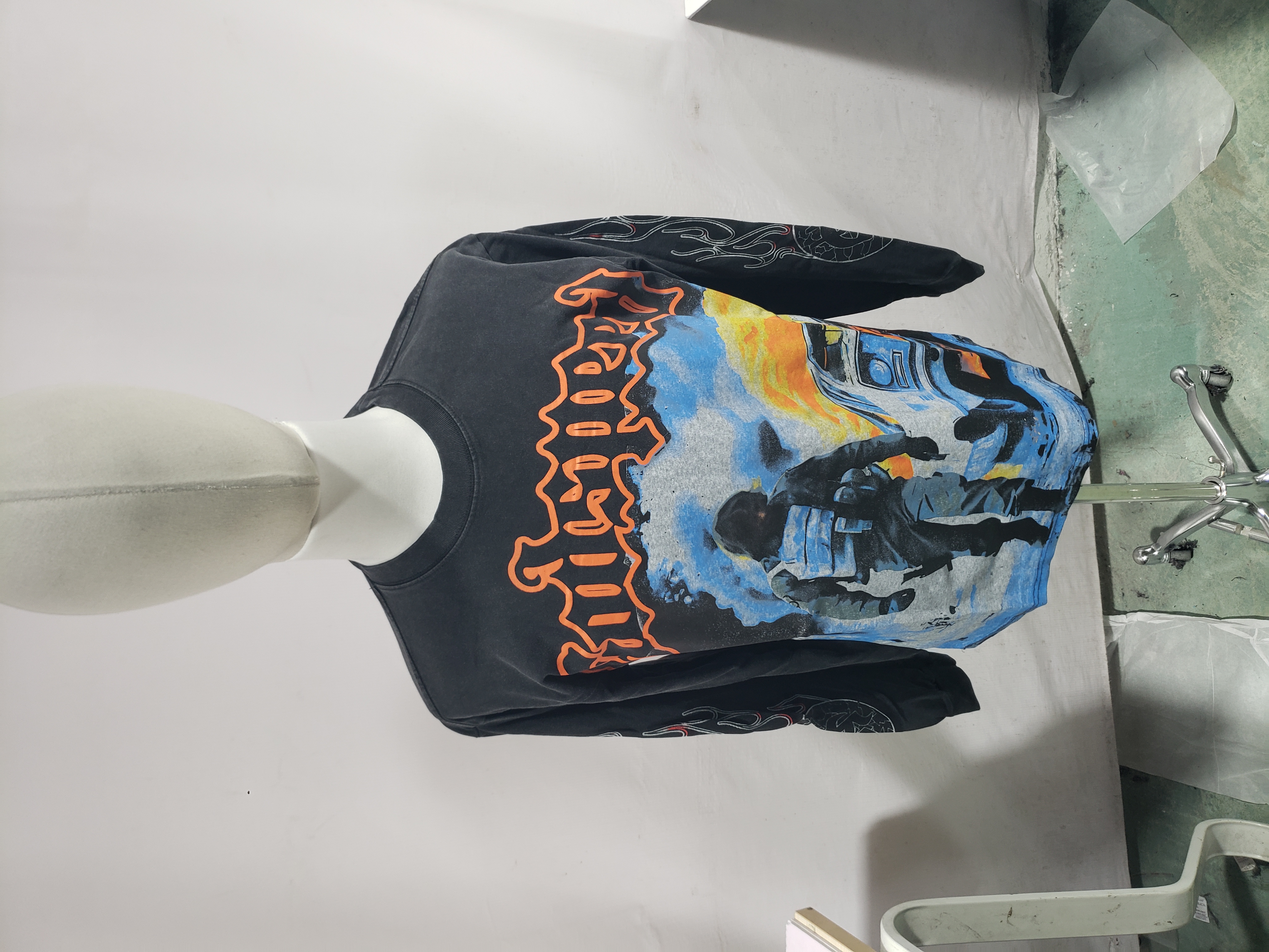 Godspeed Khaos Long Sleeve T-Shirt #1098 Black Wash review 1