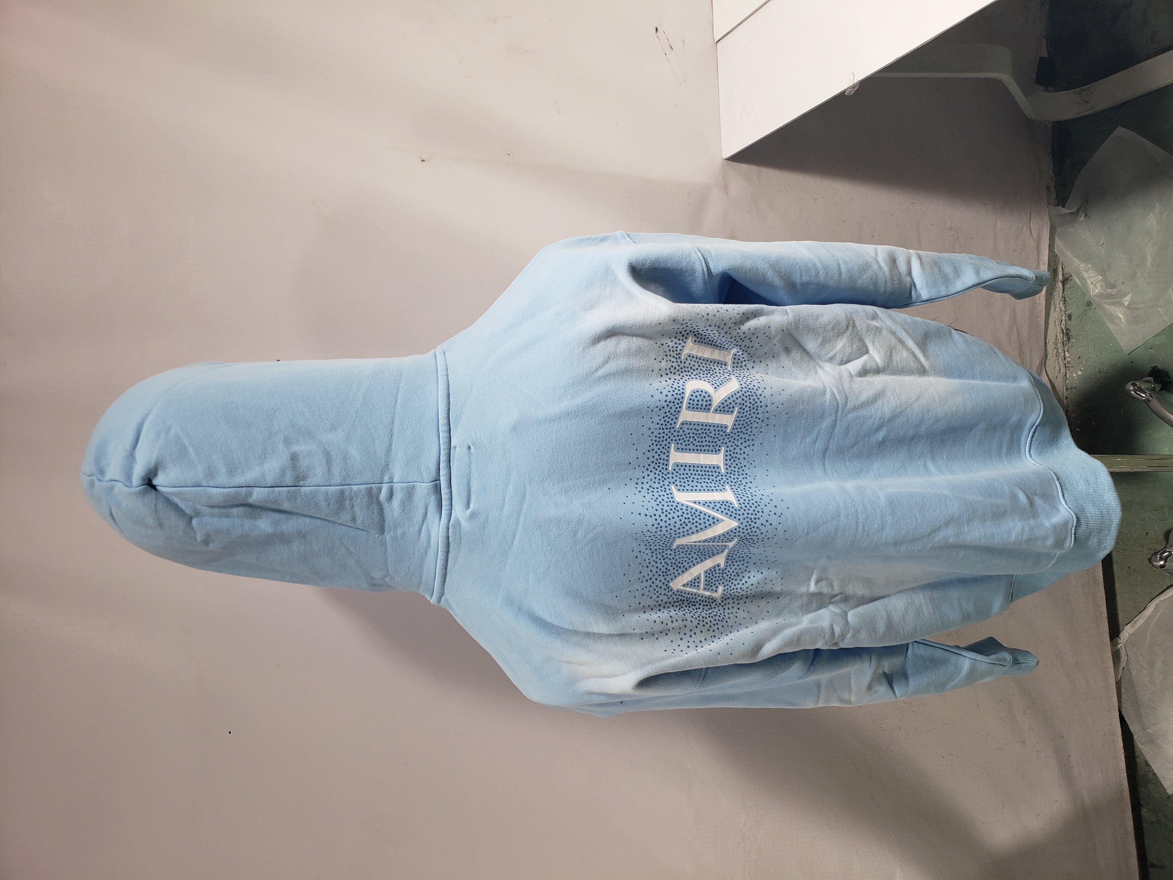 Amiri Crystal Burst Hoodie Ashley Blue review 3