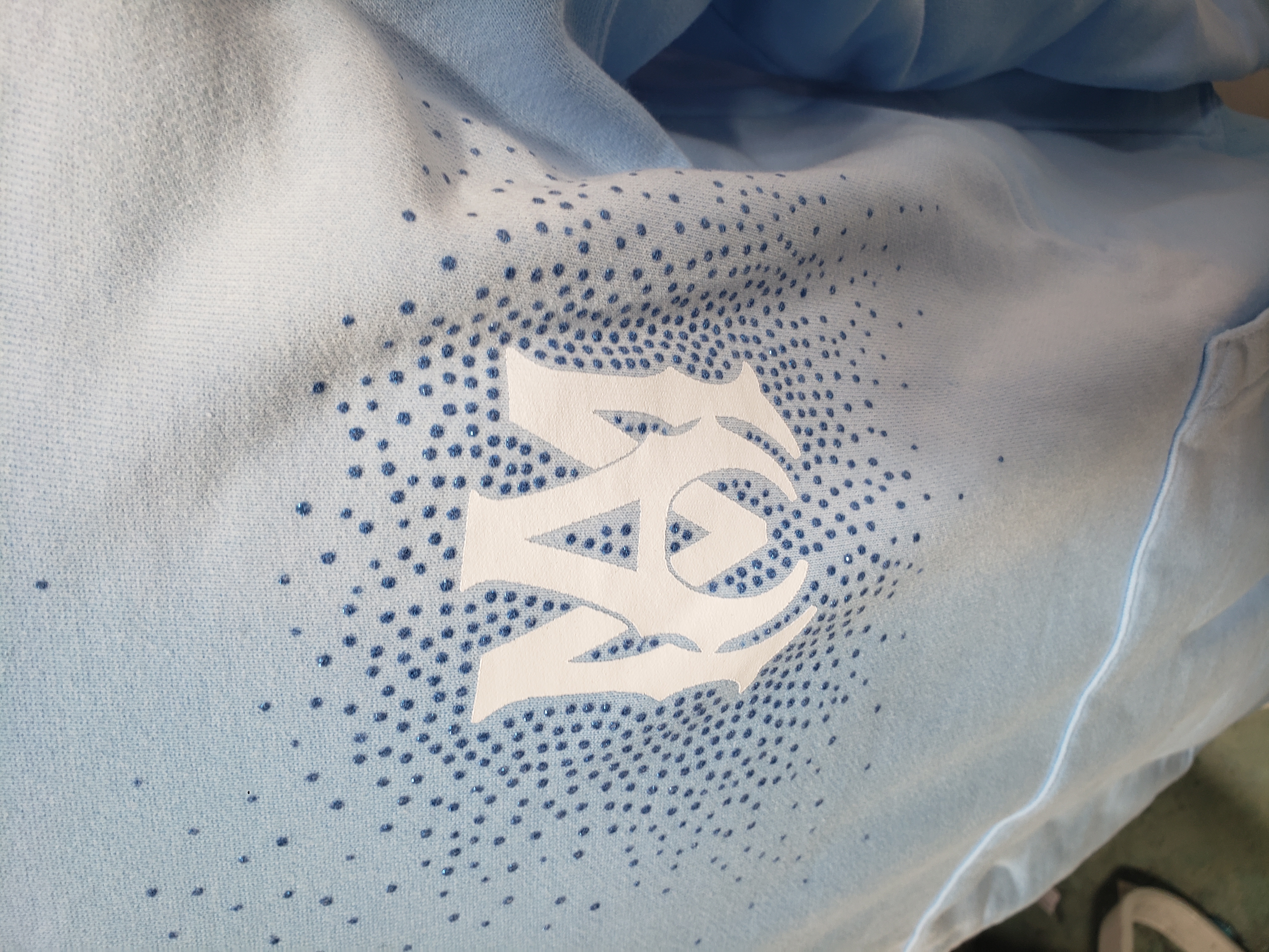 Amiri Crystal Burst Hoodie Ashley Blue review 2