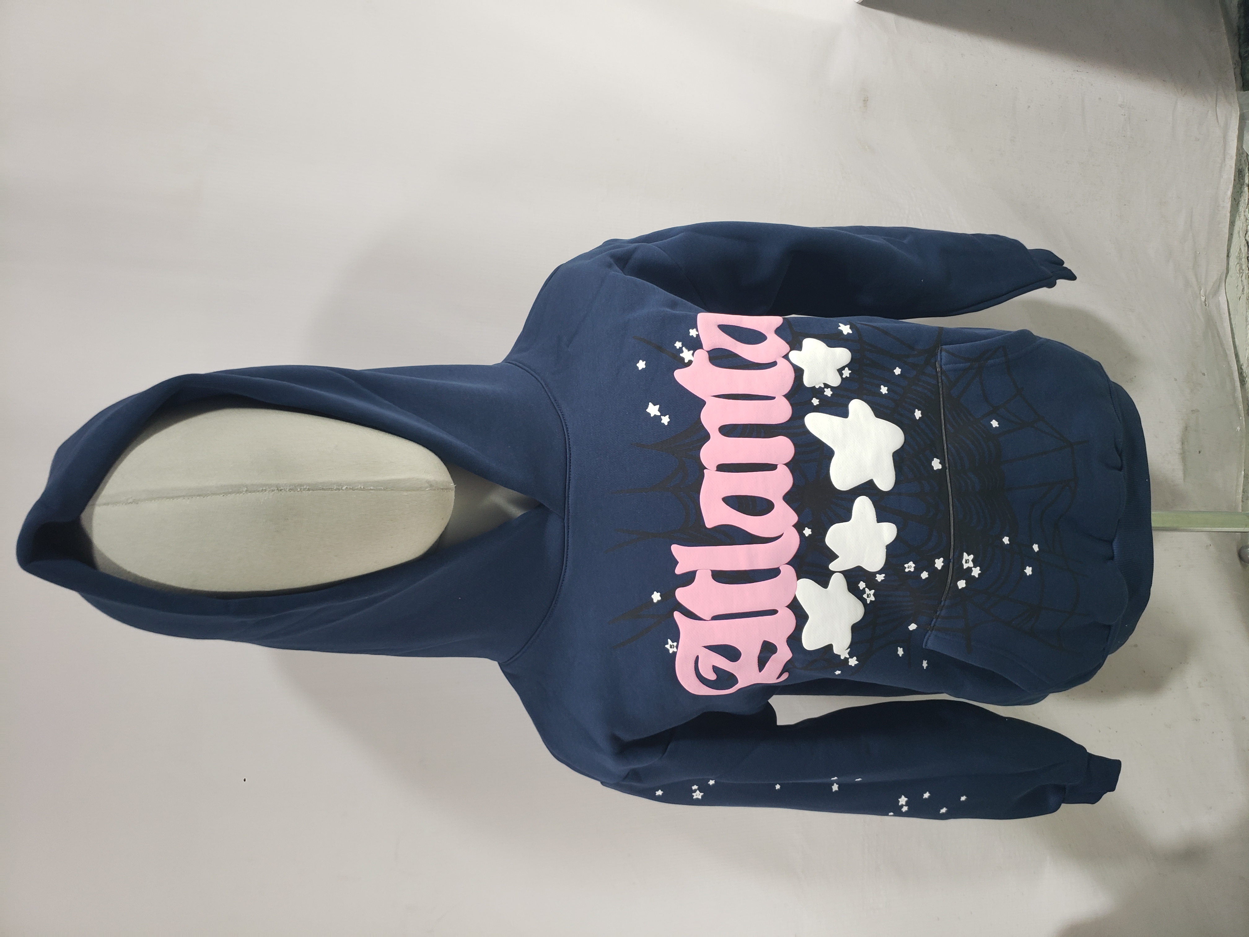 Sp5der Atlanta Hoodie Navy review 1