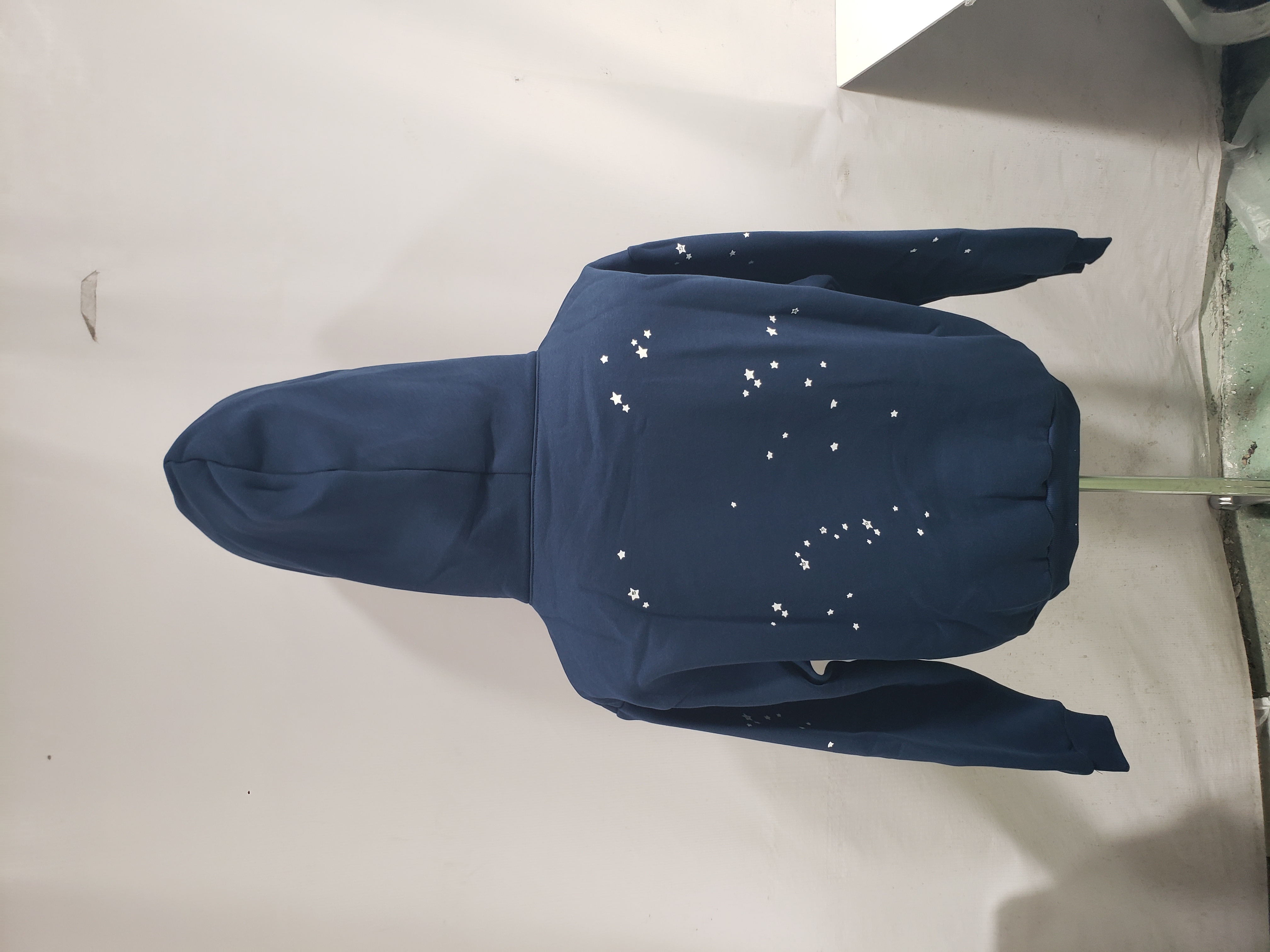 Sp5der Atlanta Hoodie Navy review 3