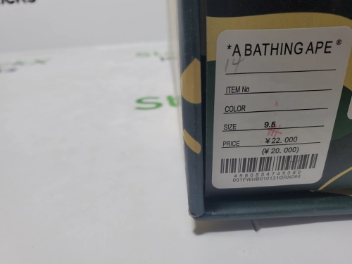 A Bathing Ape Bape Sk8 Sta Low 1G70-109-0024 review 