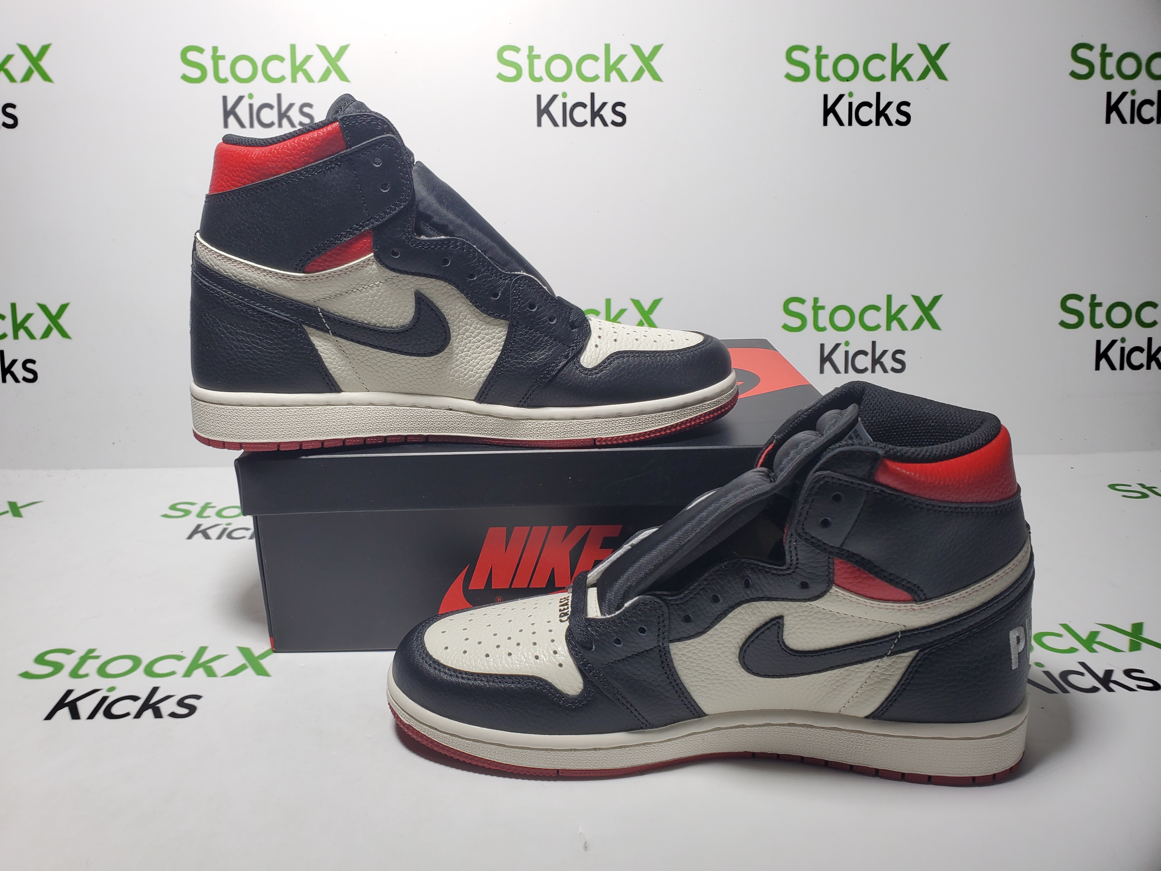 PK God Batch Air Jordan 1 Retro High Not for Resale Varsity Red 861428-106 review 2