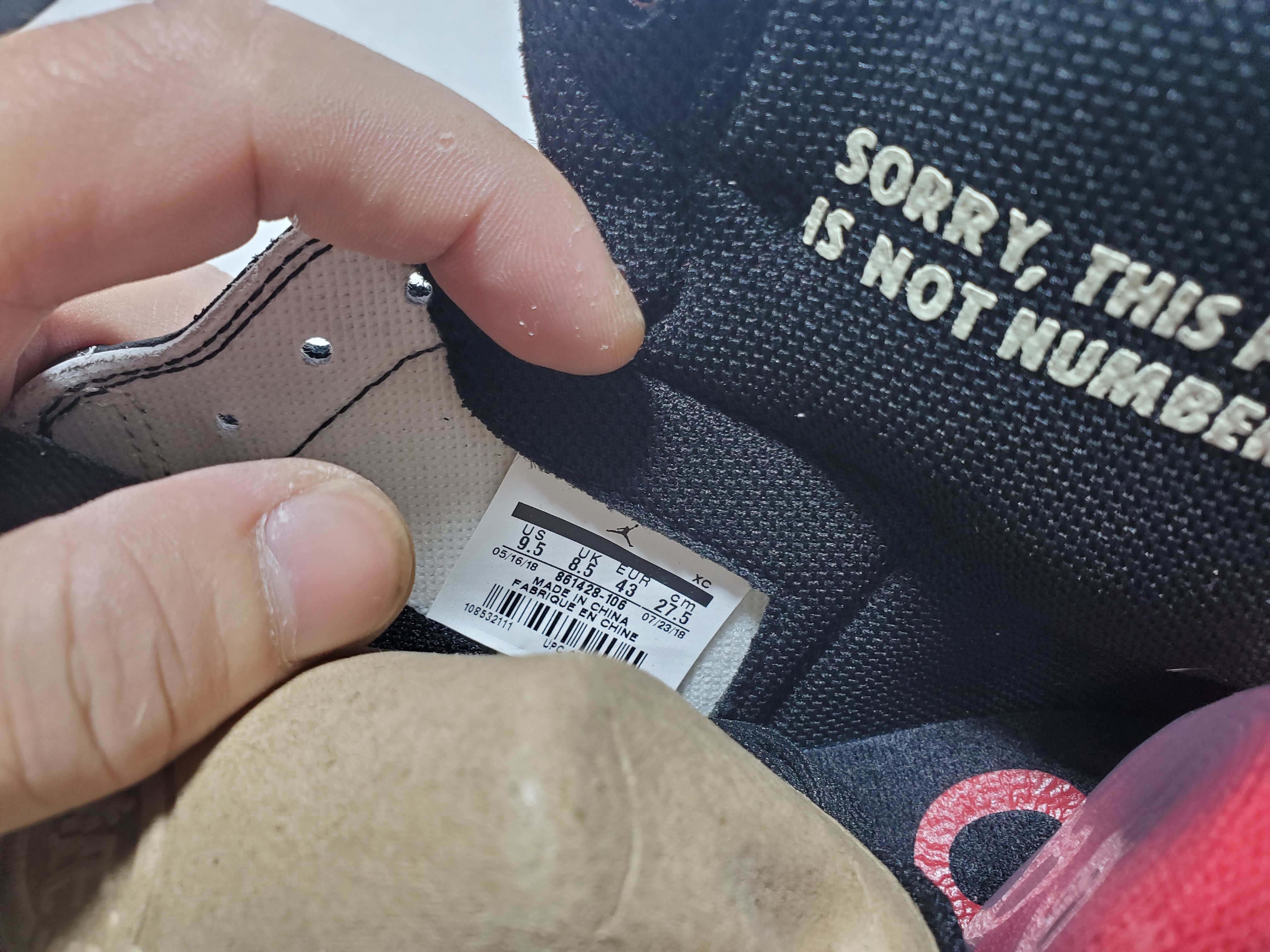 PK God Batch Air Jordan 1 Retro High Not for Resale Varsity Red 861428-106 review 6