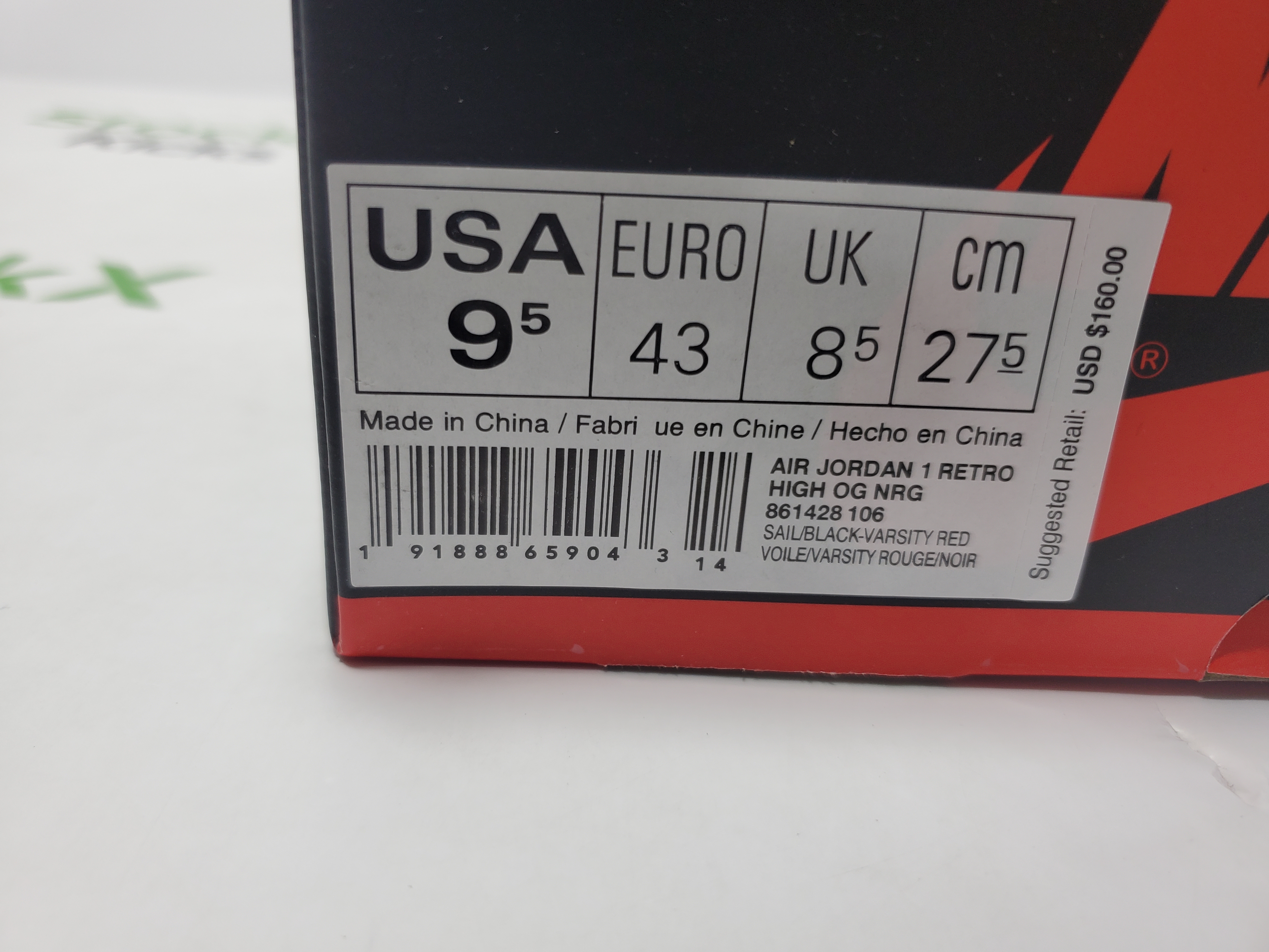 PK God Batch Air Jordan 1 Retro High Not for Resale Varsity Red 861428-106 review 0