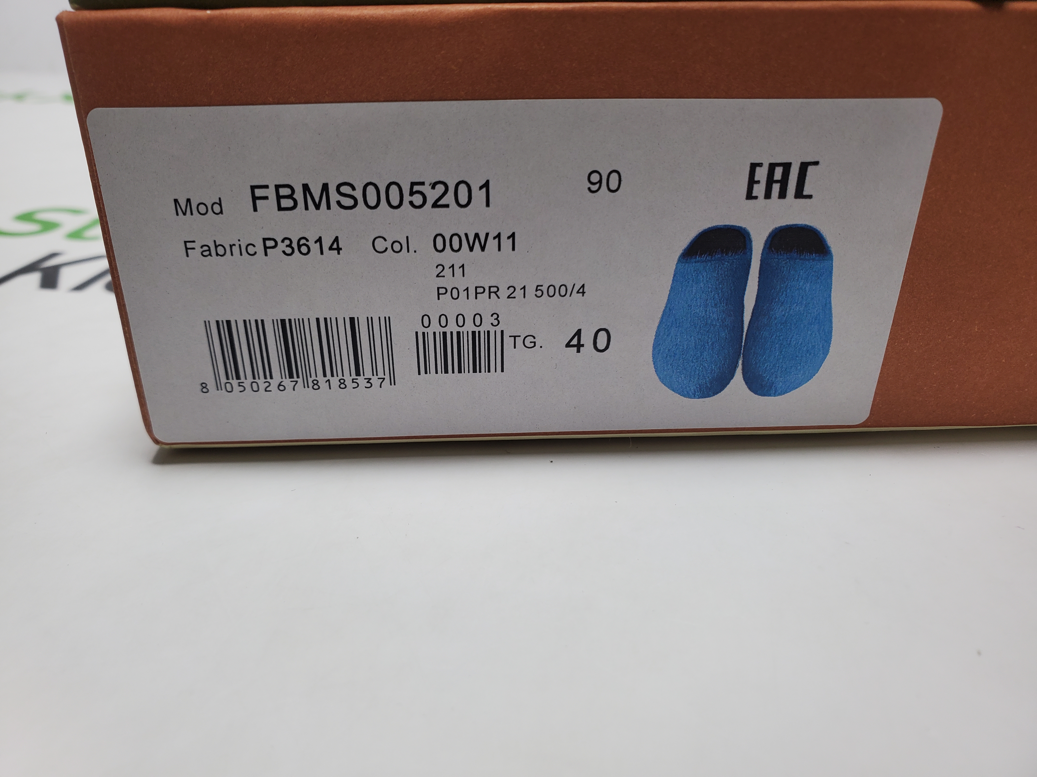 Marni Long-hair Calfskin Fussbett Sabot Green SBMR000600P412200V38 review 0