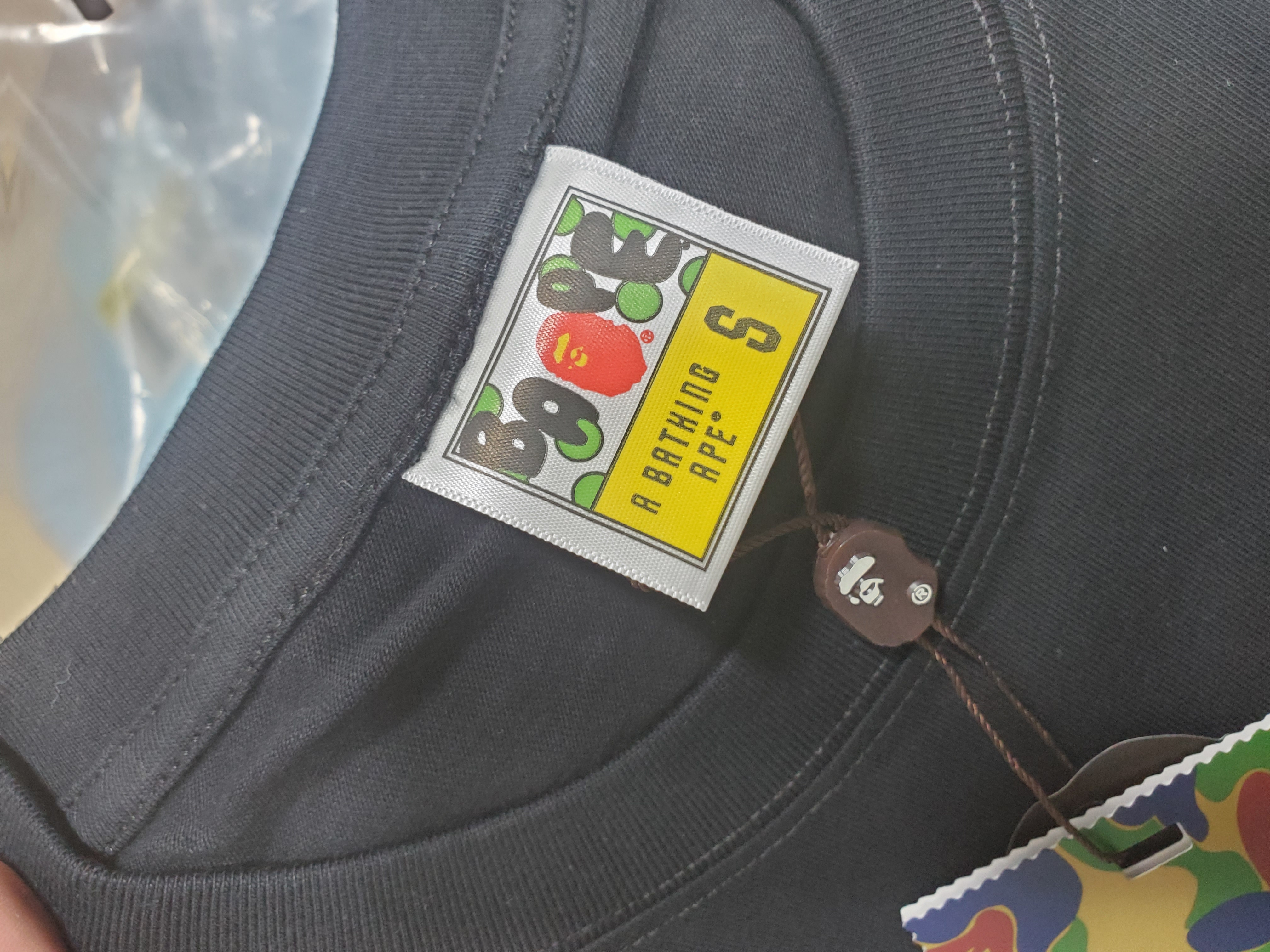 Bape T-Shirt Black/ Blue EG 1044 review 0