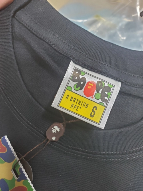 Bape T-Shirt Black/ Blue EG 1044 review 
