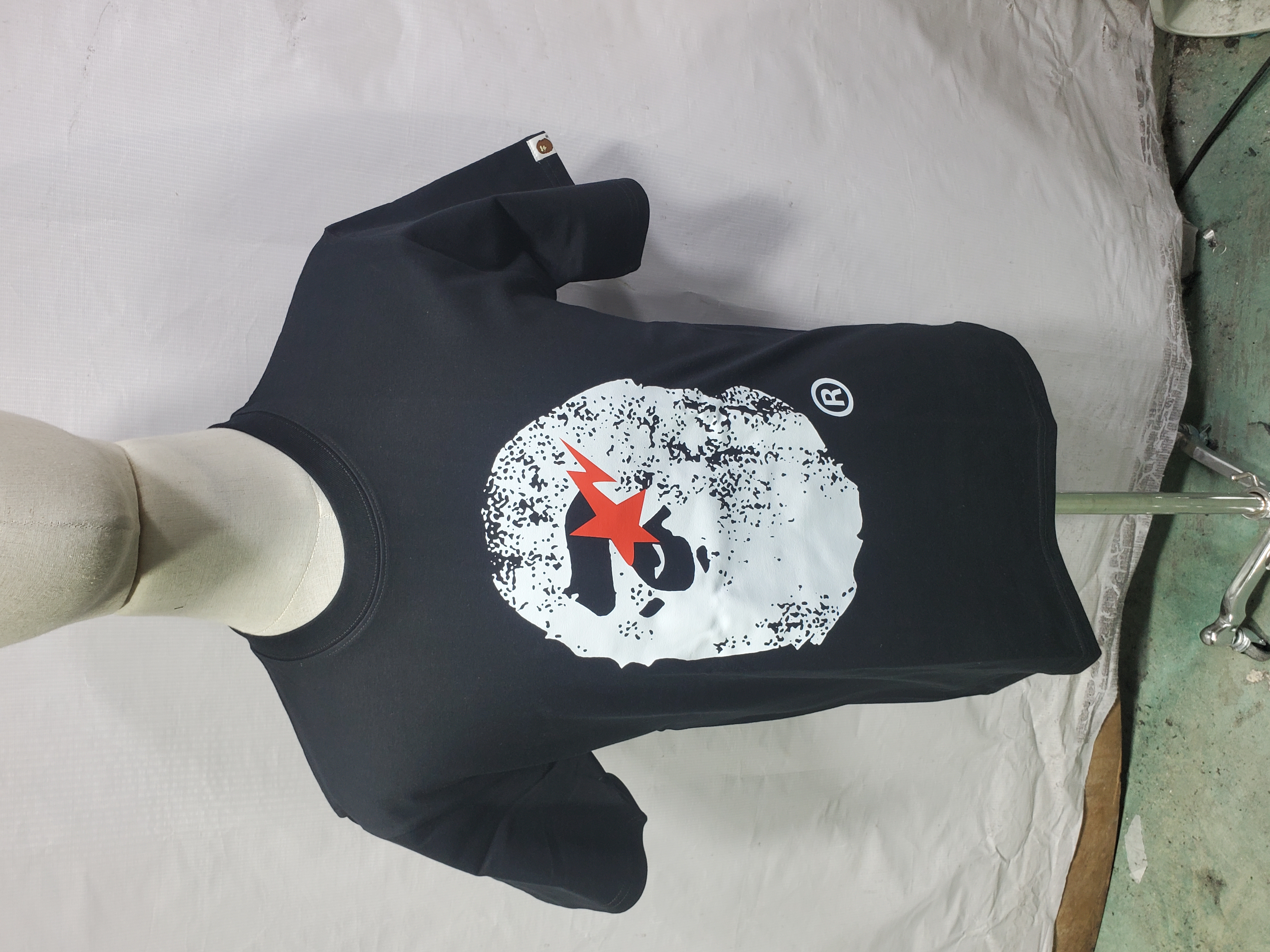 Bape T-Shirt Black/ Blue EG 1044 review 1