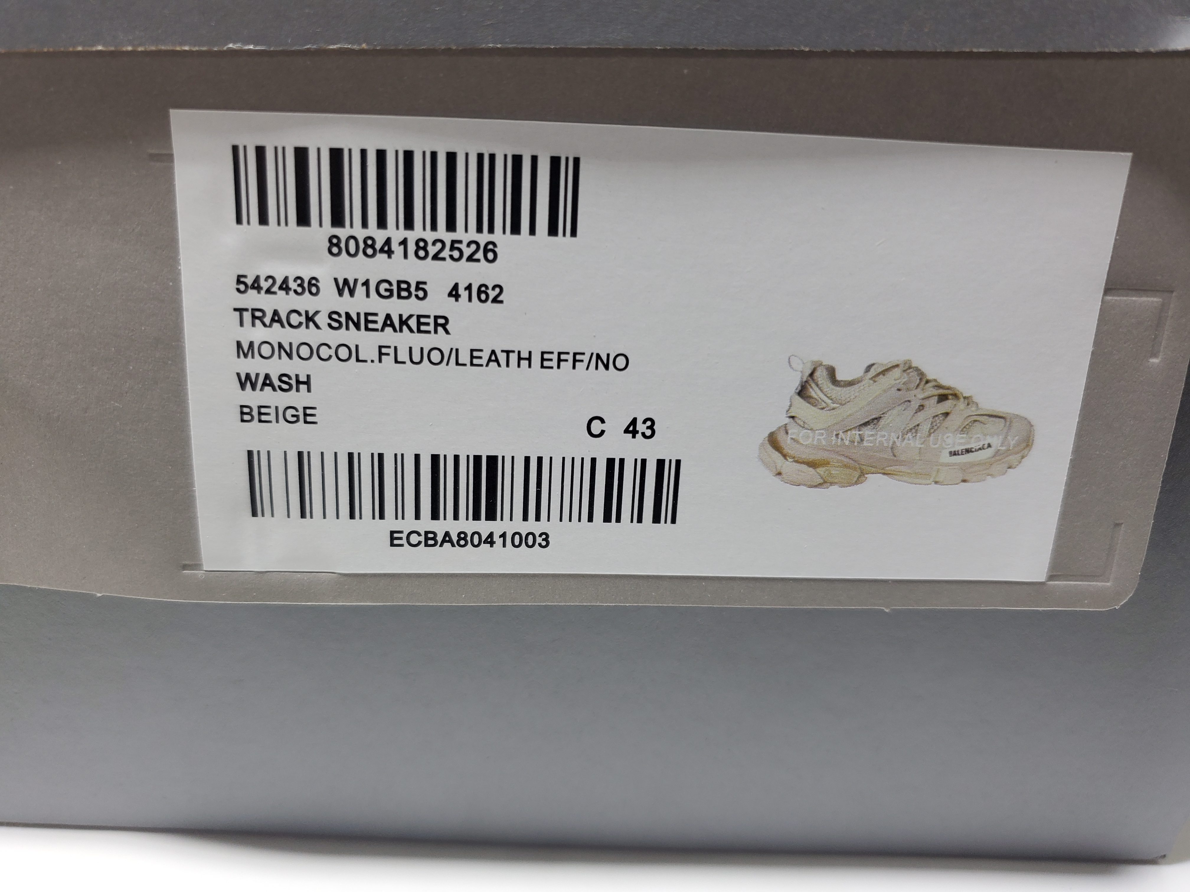 Balenciaga Track Sneaker Beige 542436 W1GB5 4162 review 0
